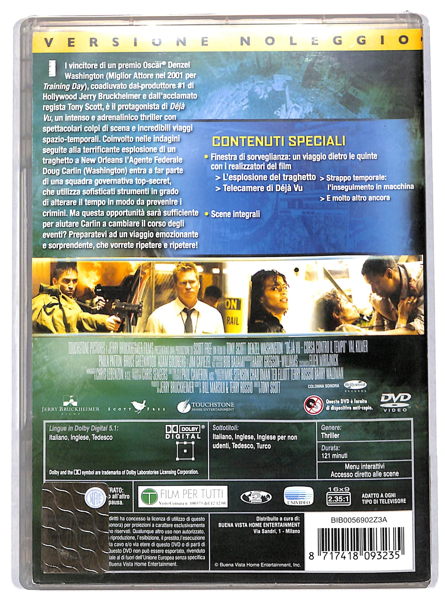 EBOND dejavu - corsa contro il tempo NOLEGGIO DVD D727302