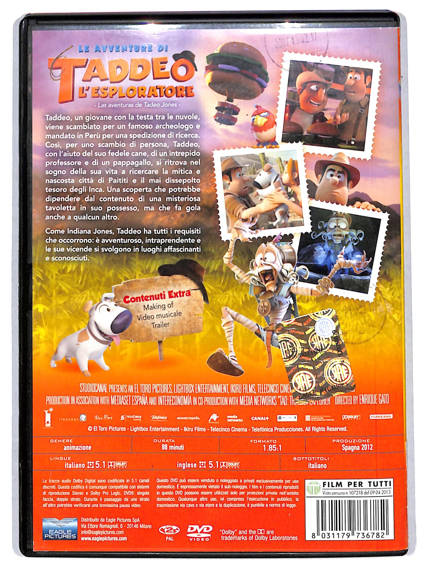 EBOND Le avventure di Taddeo l'Esploratore DVD D727309