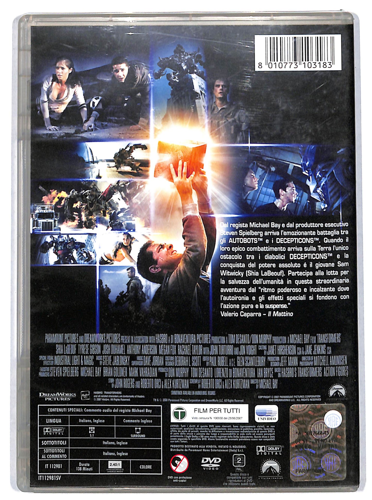 EBOND Transformer DVD D727345