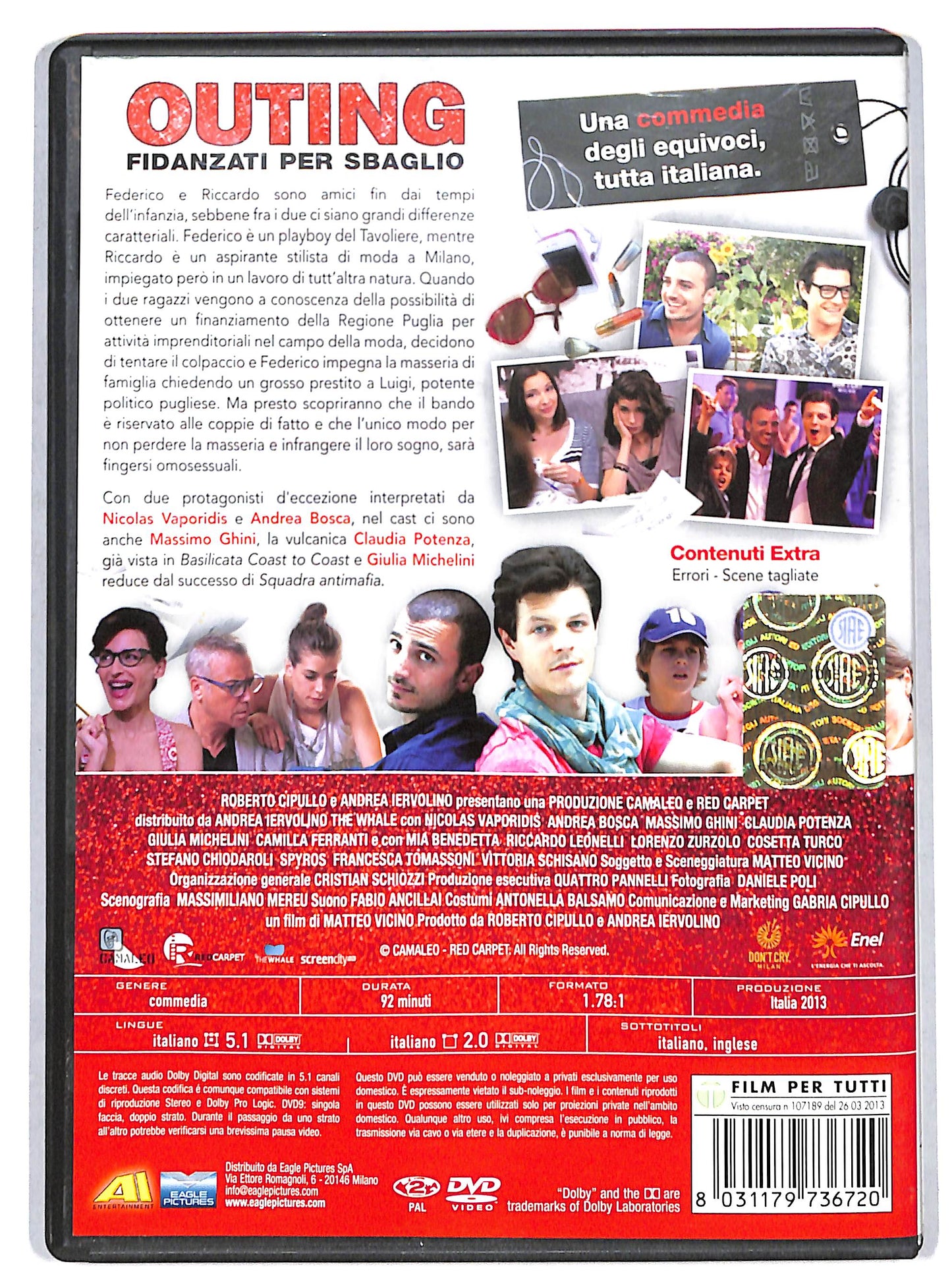 EBOND Outing - fidanzati per sbaglio NOLEGGIO DVD D727448