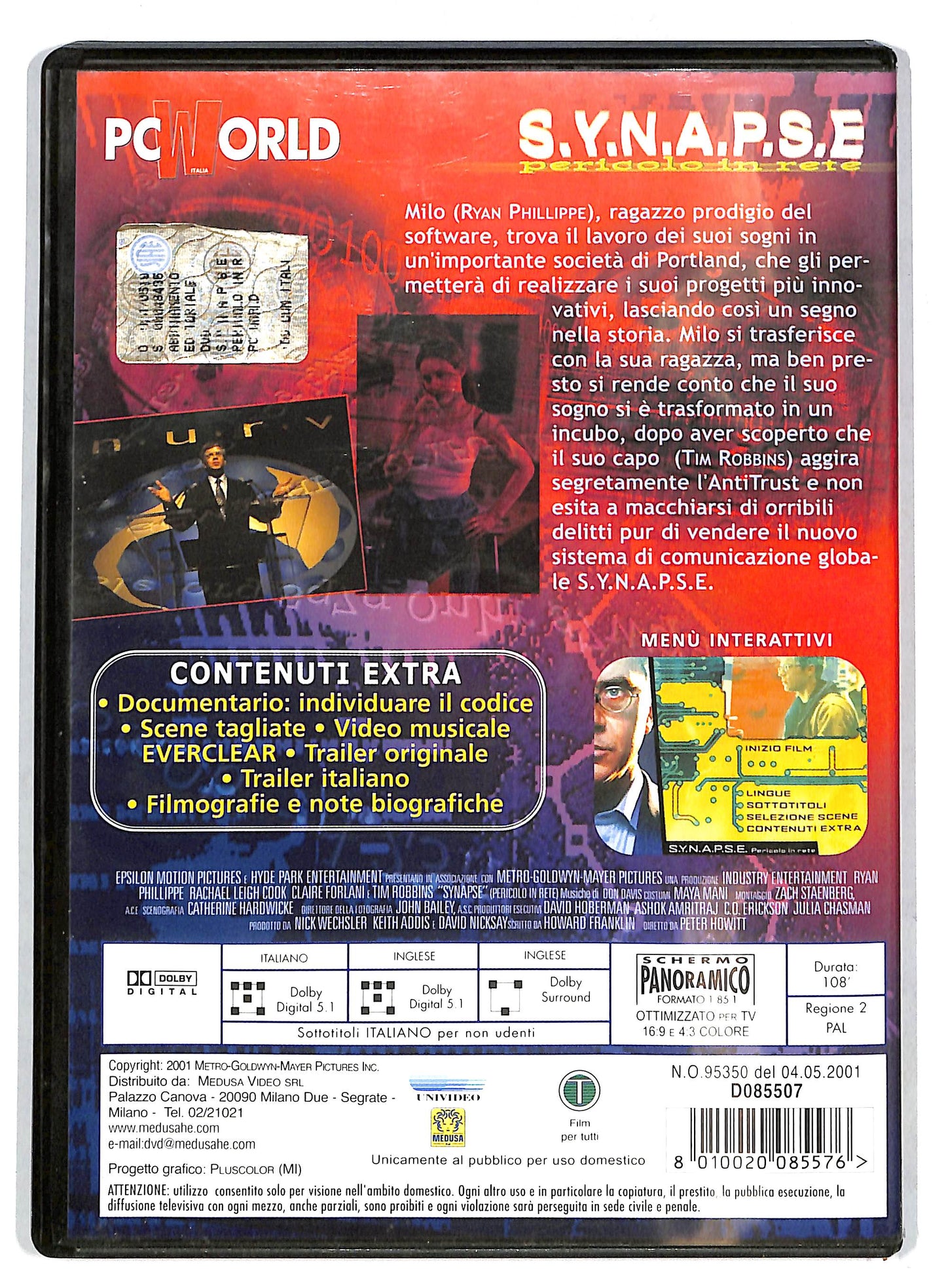 EBOND S.Y.N.A.P.S.E DVD D727547