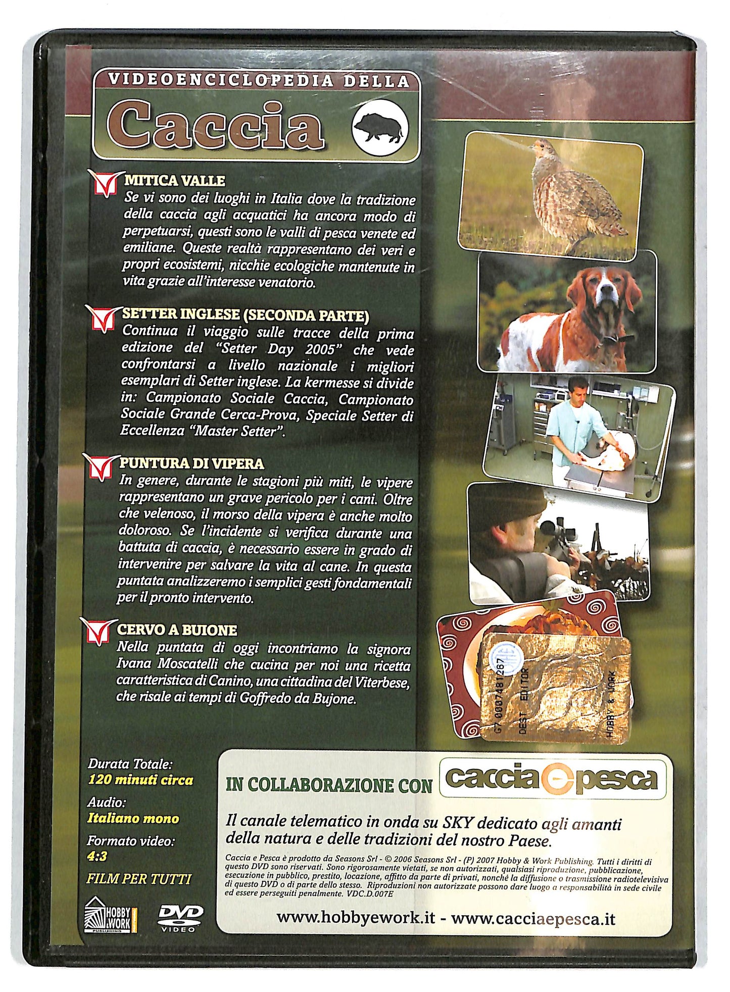 EBOND Videoenciclopedia della caccia volume 7 EDITORIALE DVD D727649