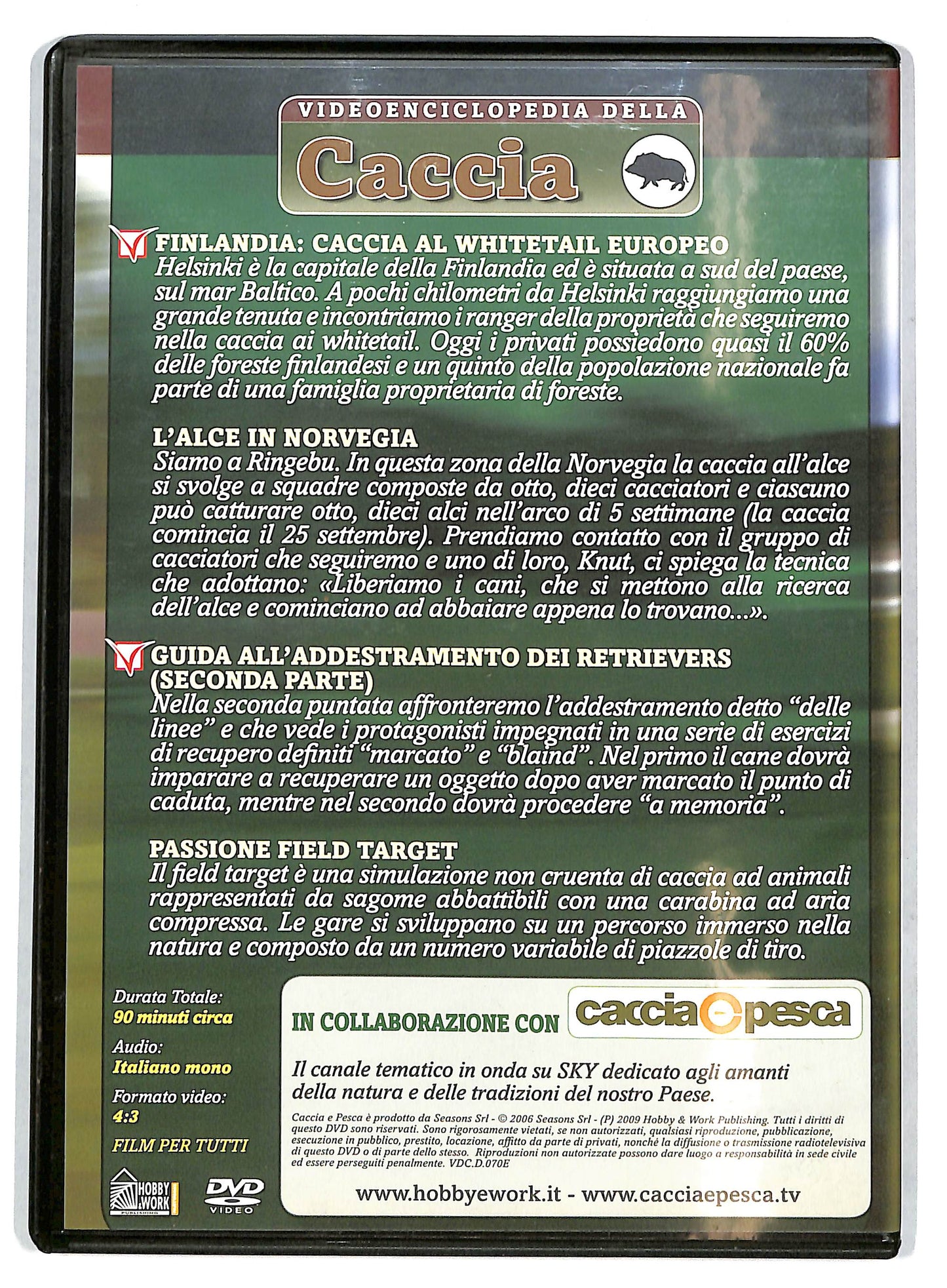 EBOND Videoenciclopedia della caccia vol 70 EDITORIALE DVD D727663