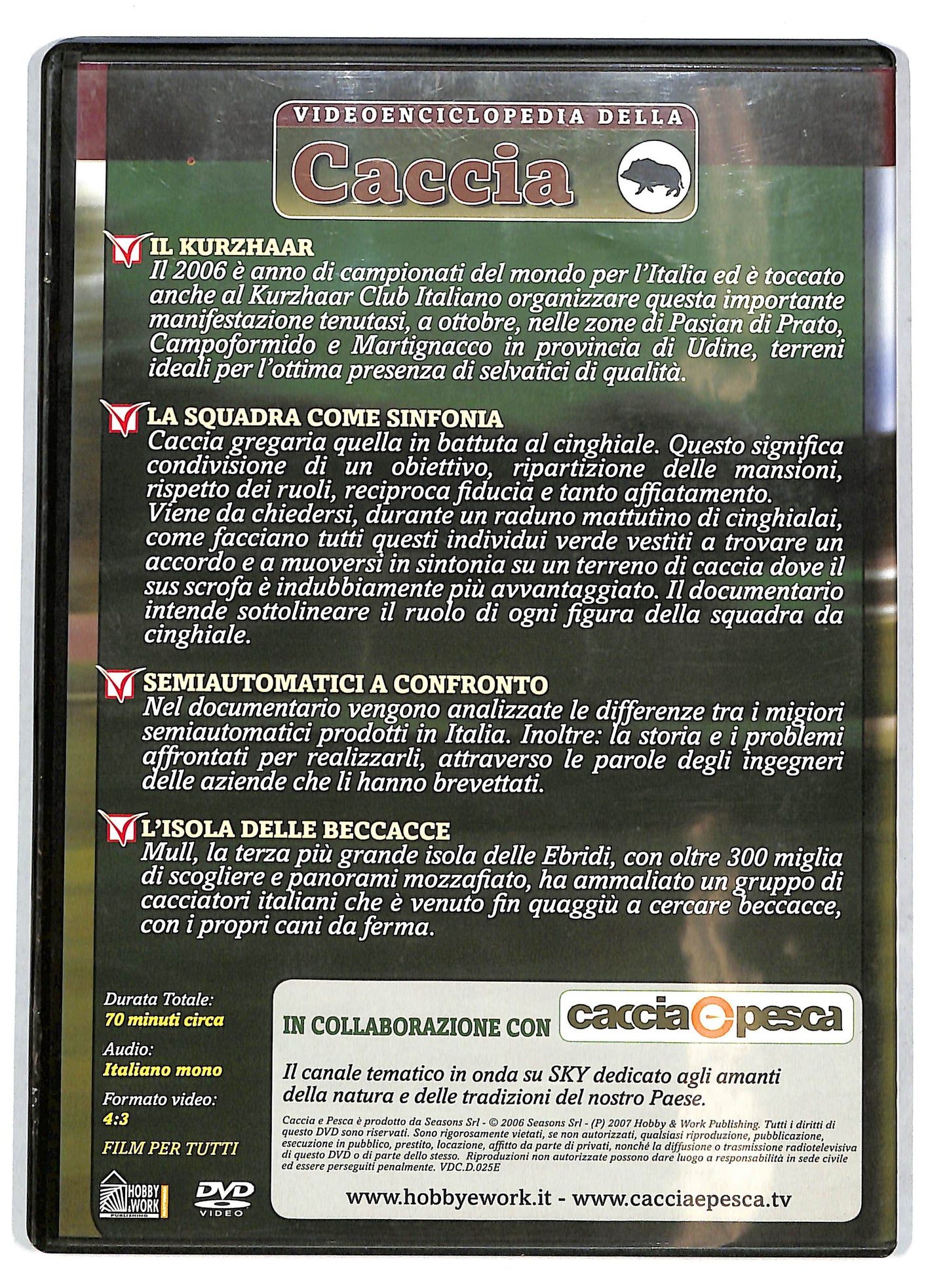 EBOND Videoenciclopedia della caccia volume 25 EDITORIALE DVD D727664