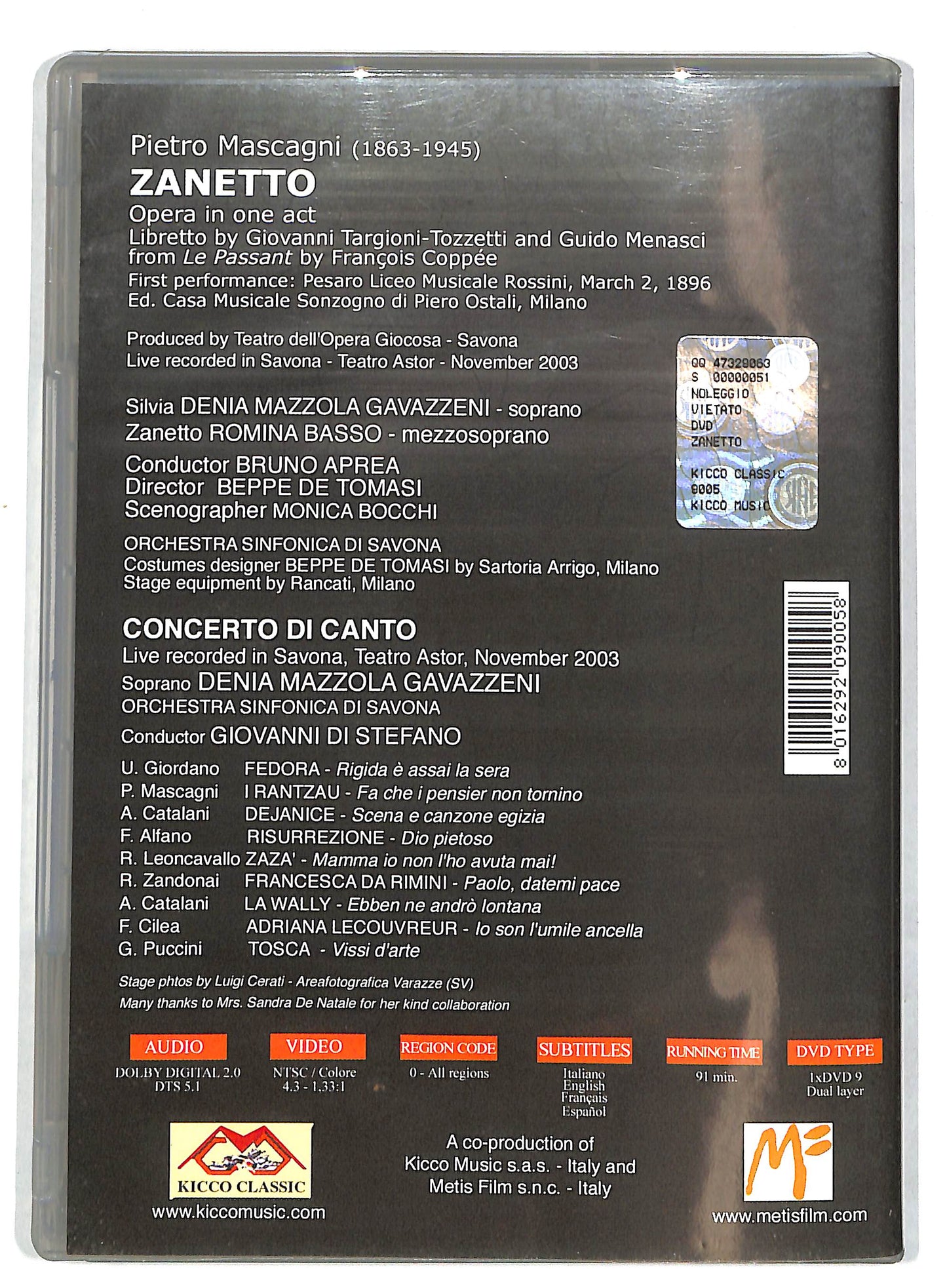 EBOND Zanetto DVD D727928