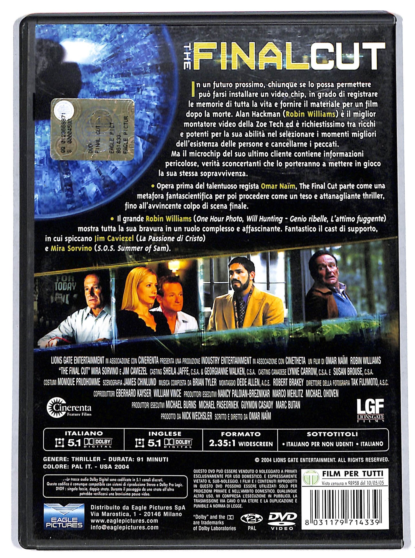 EBOND The Final Cut DVD D728045