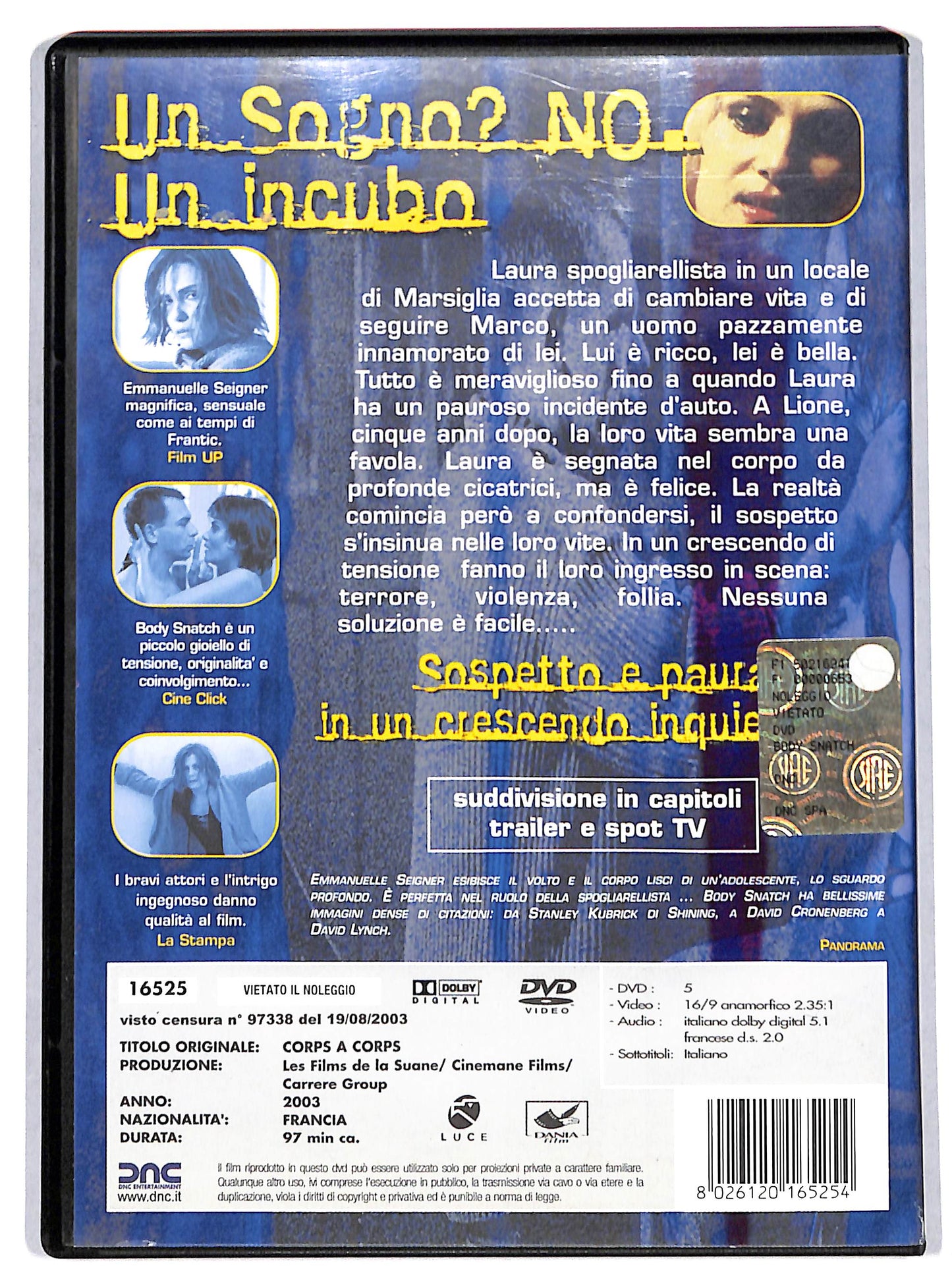 EBOND body snatch DVD D728122