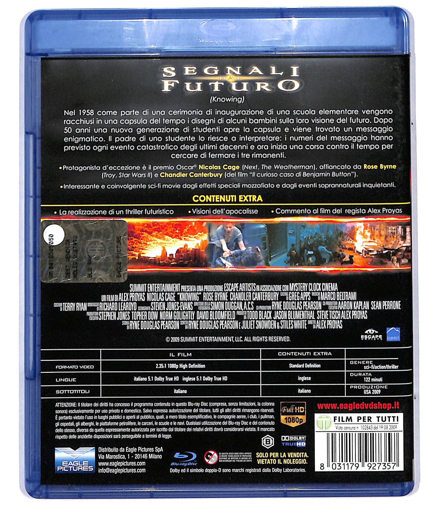 EBOND Segnali dal Futuro BLURAY D728220