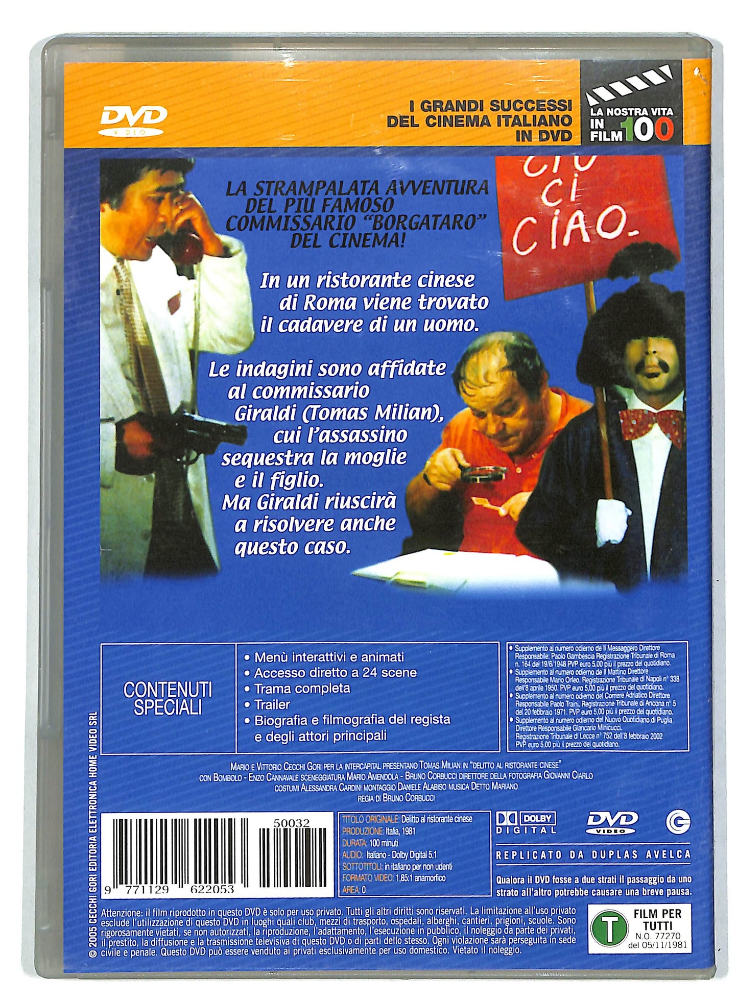 EBOND Delitto al ristorante cinese EDITORIALE DVD D728319