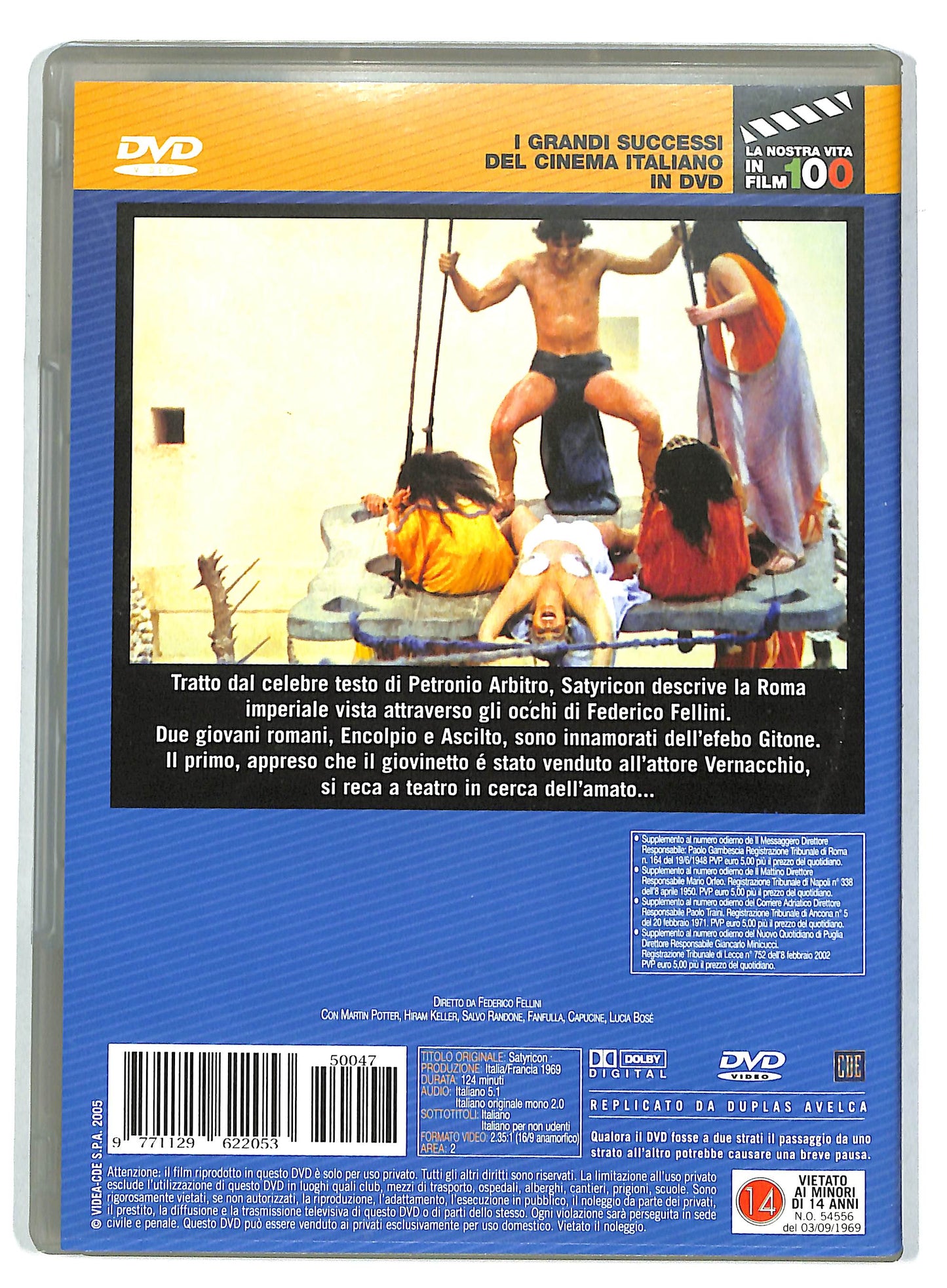 EBOND Fellini Satyricon - federico fellini EDITORIALE DVD D728404