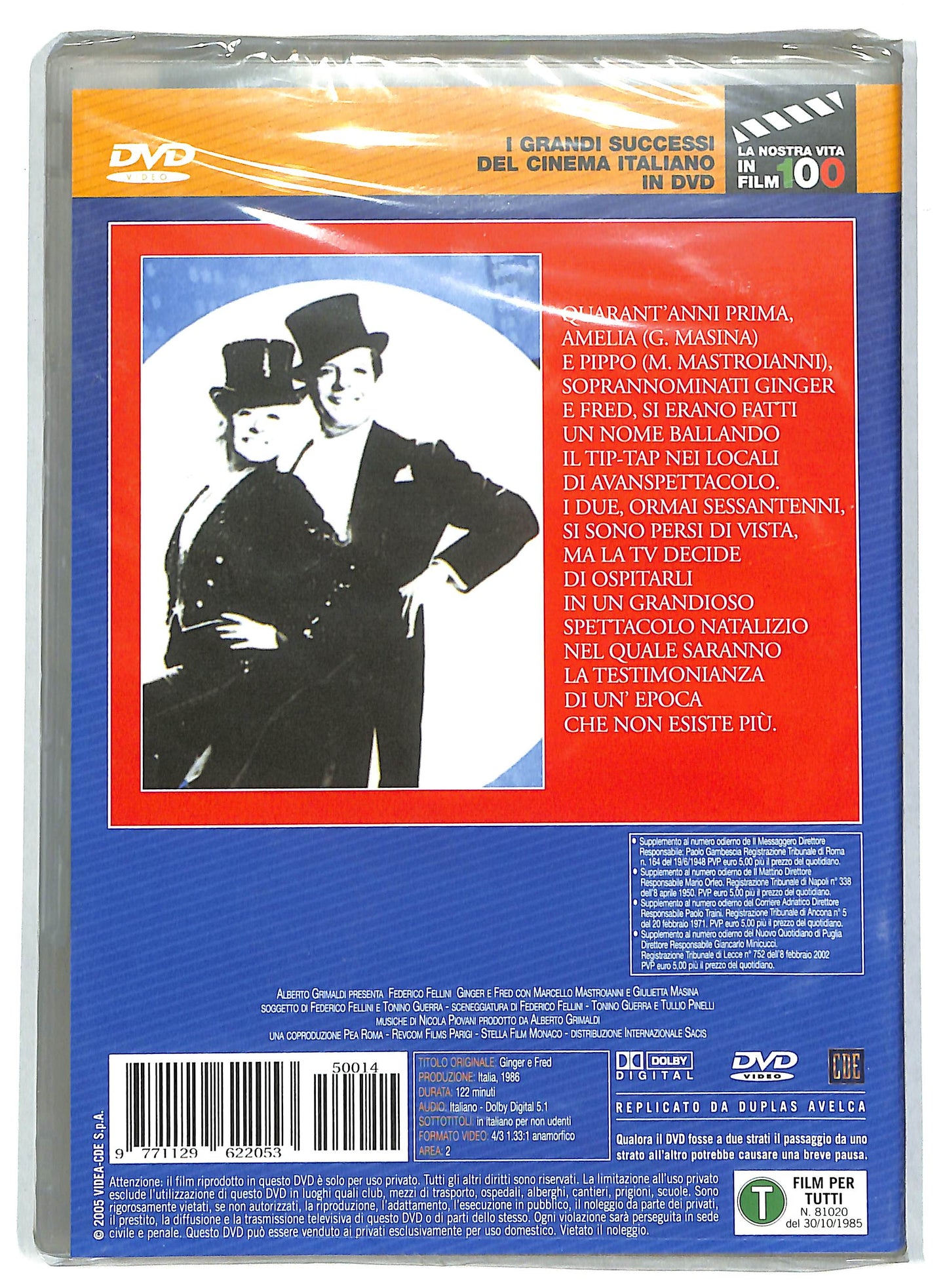 EBOND Ginger e Fred DVD Editoriale EDITORIALE D728414