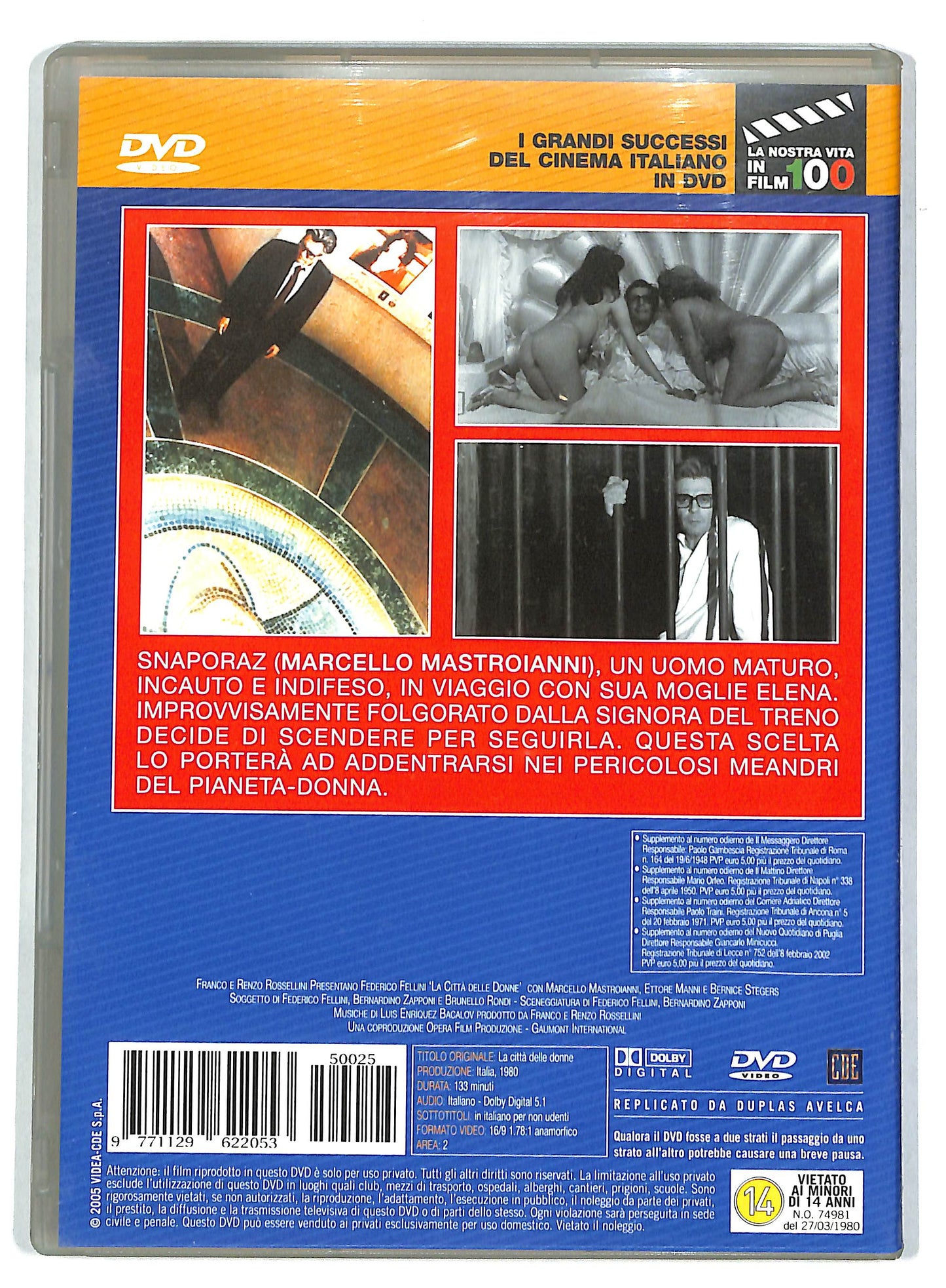 EBOND Federico Fellini - La citta delle donne EDITORIALE DVD D728446