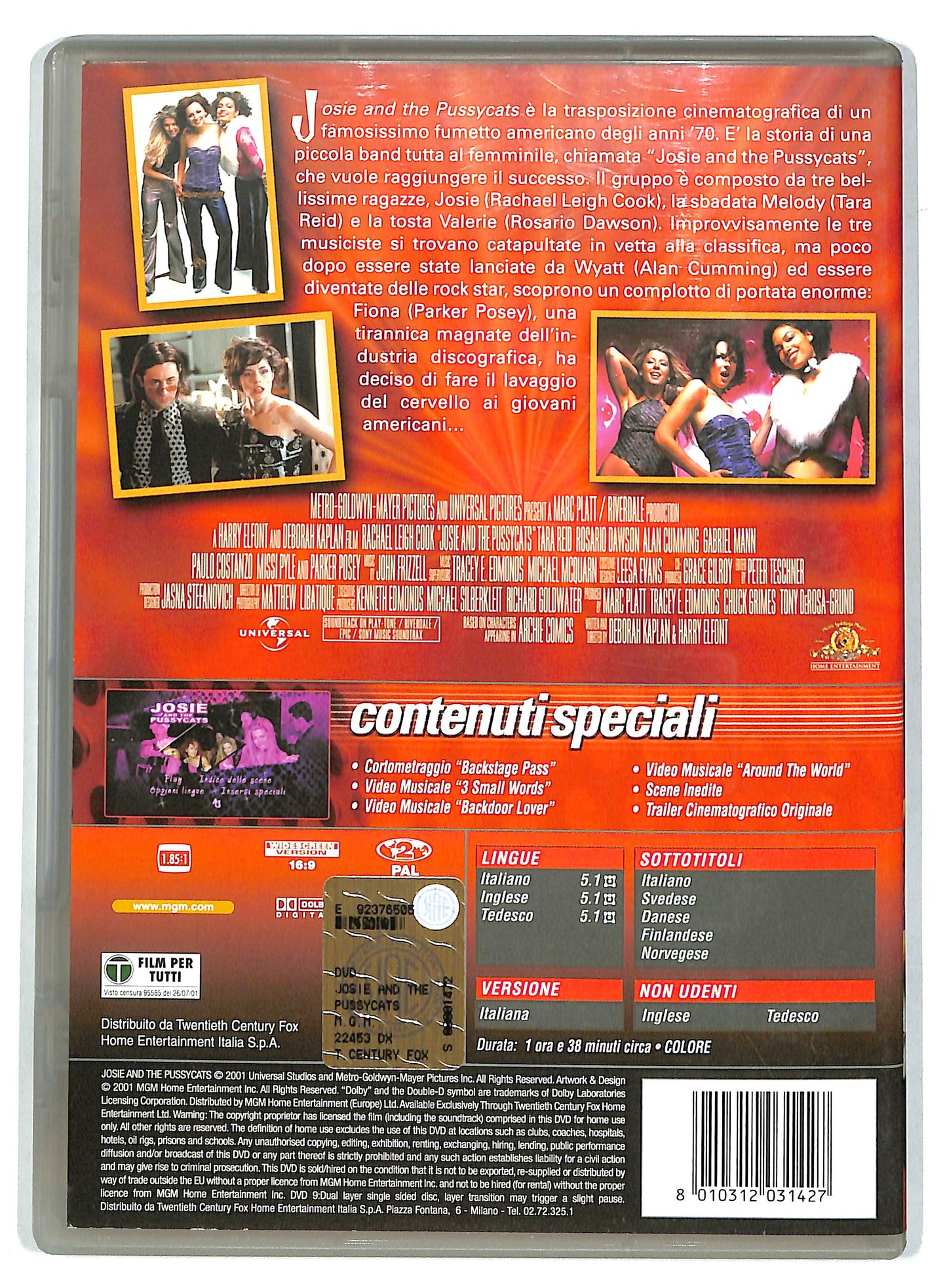 EBOND Josie and the Pussycats DVD D728520