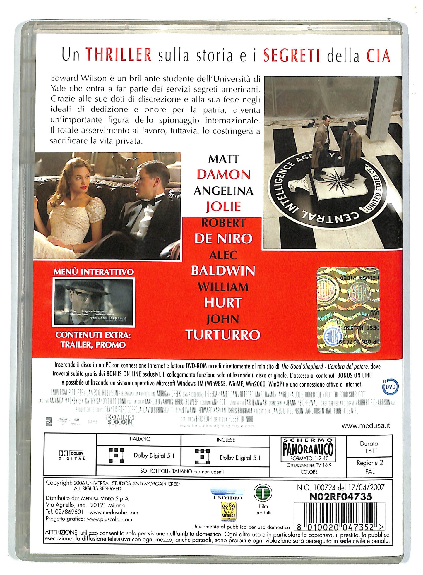 EBOND The Good Shepherd - L'ombra Del Potere DVD Ex Noleggio NOLEGGIO D728633