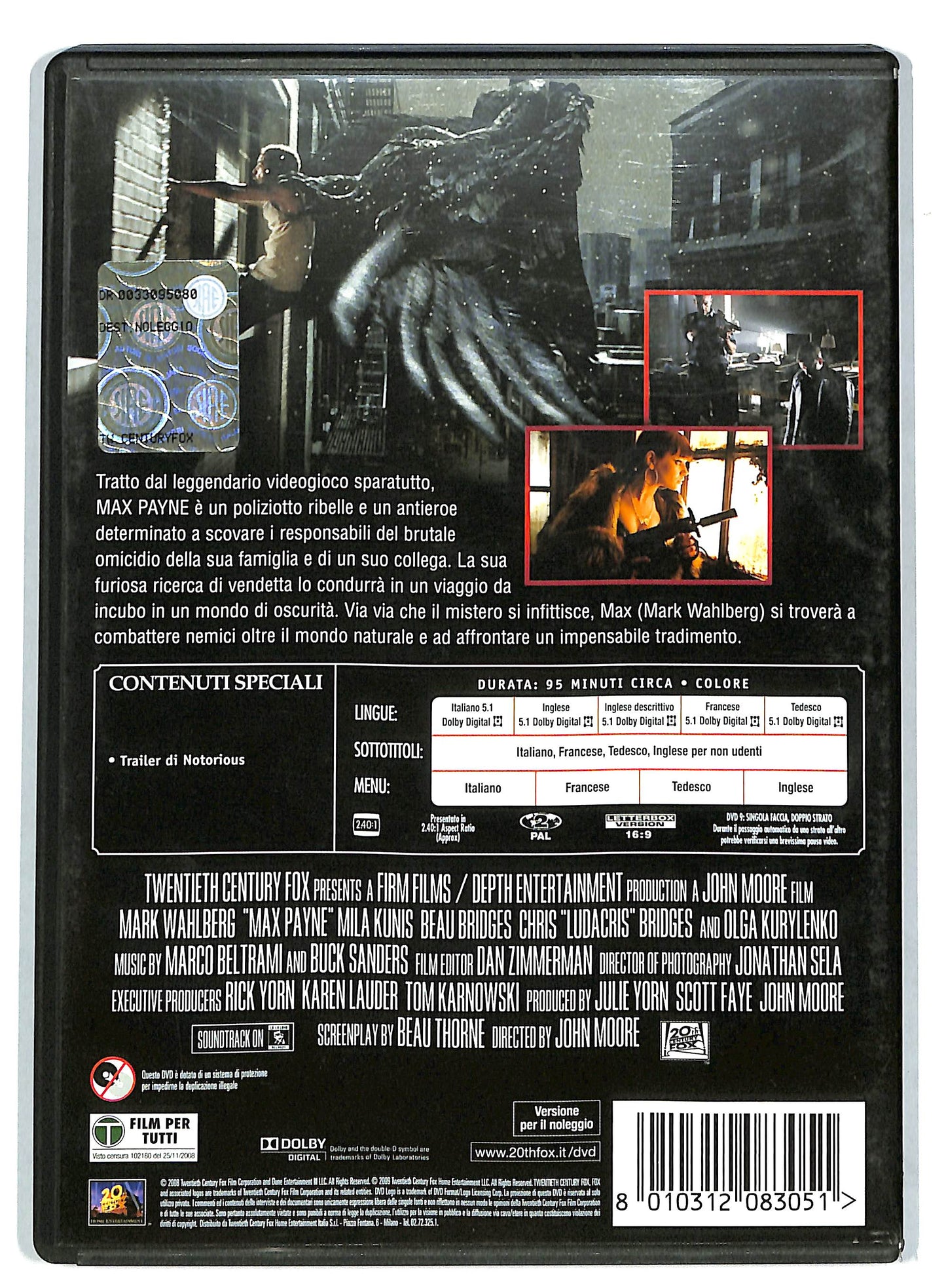 EBOND Max Payne NOLEGGIO DVD D728643
