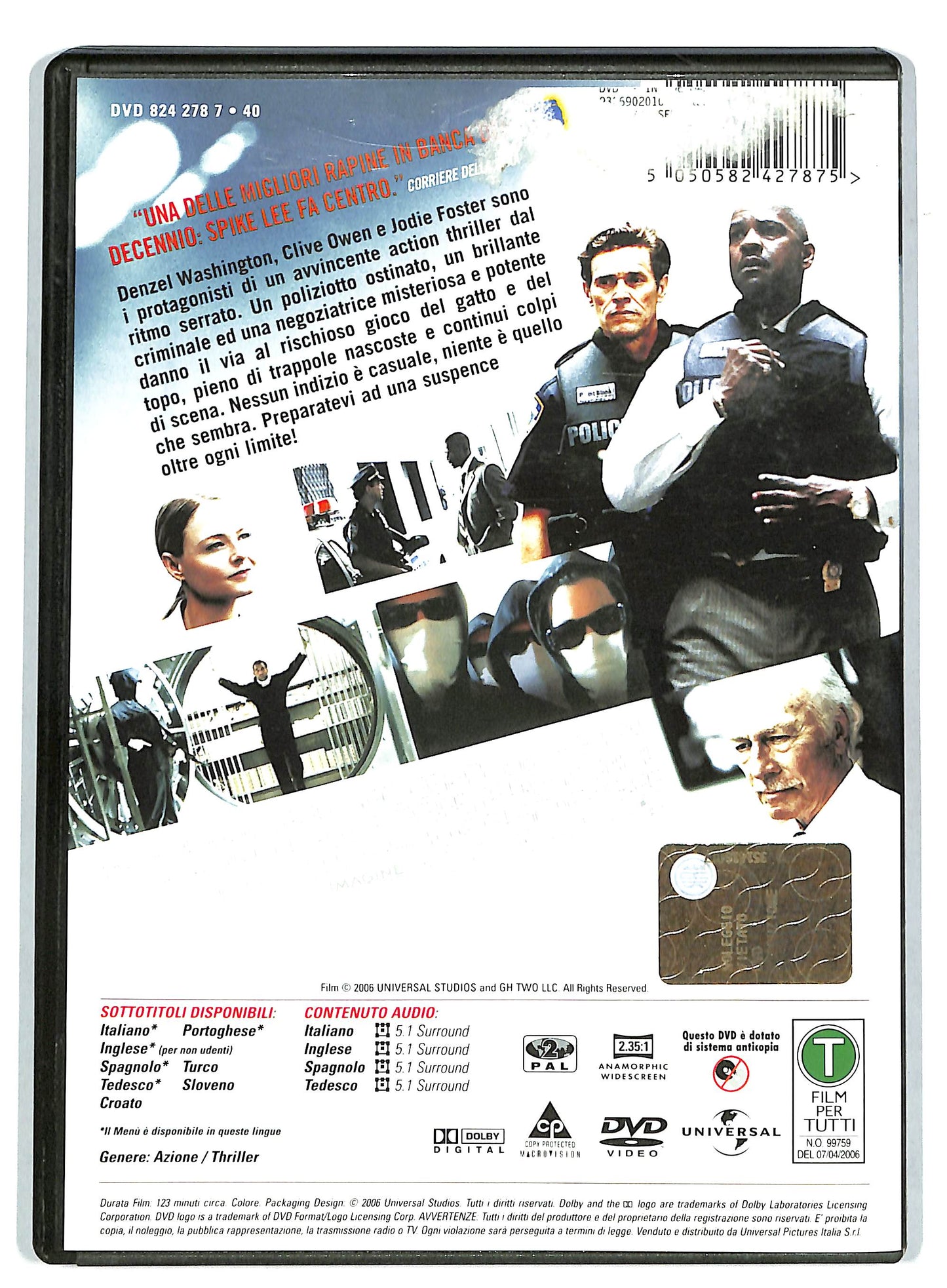 EBOND inside man DVD D728647