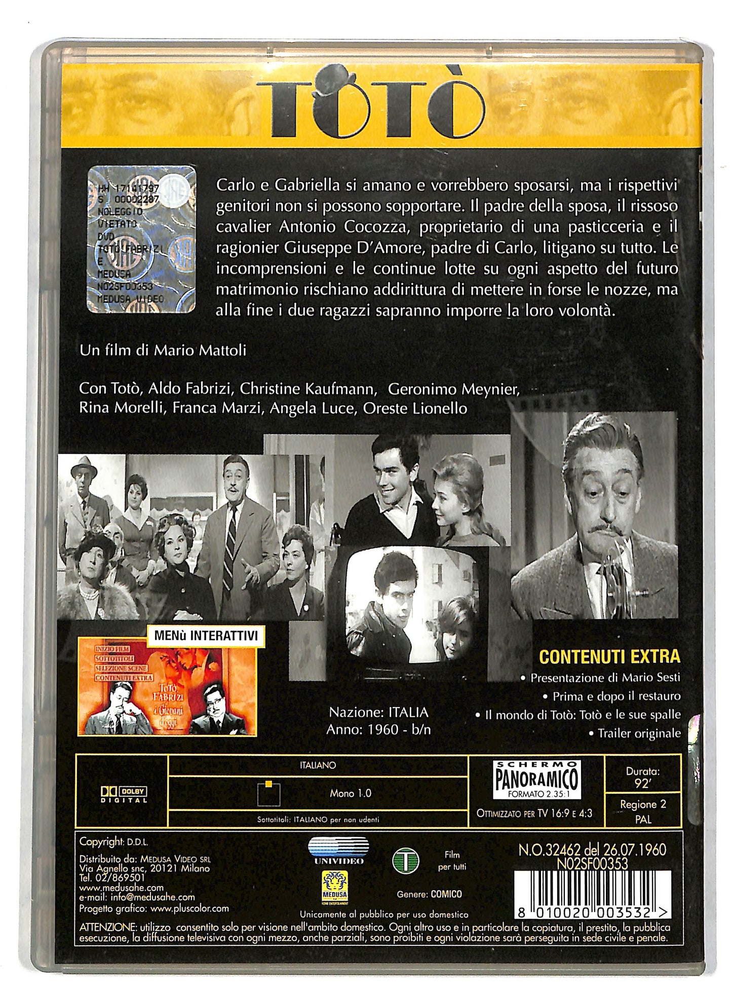 EBOND Toto Fabrizi e i Giovani d'oggi DVD D728735