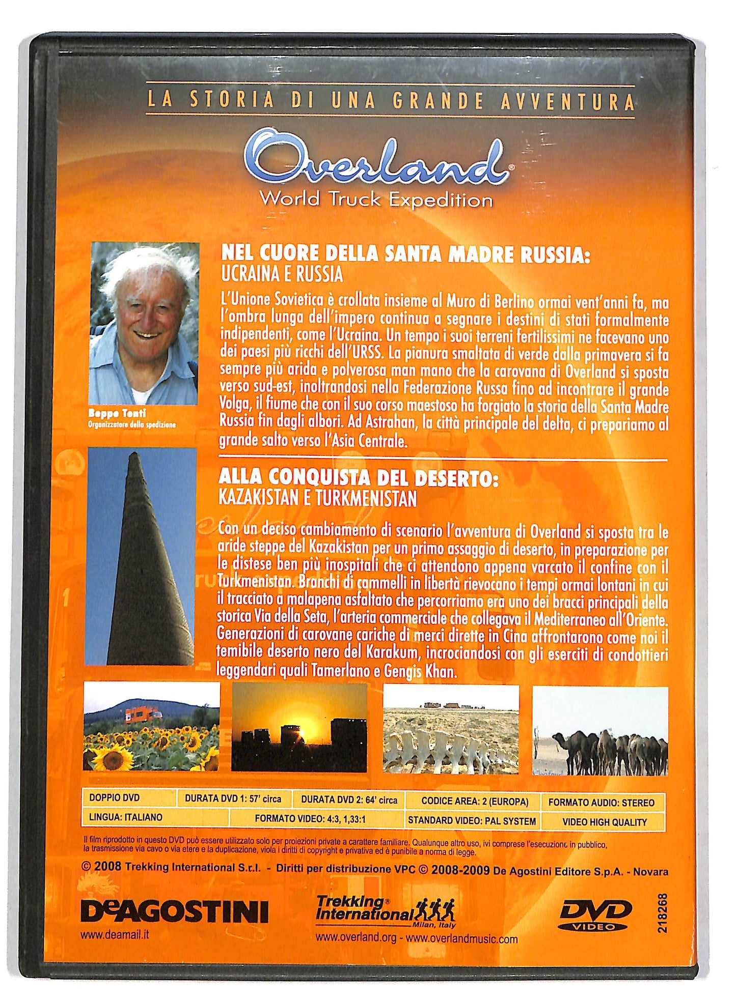EBOND Overland - nel cuore della santa madre russia - alla conquista del deserto EDITORIALE DVD D728821