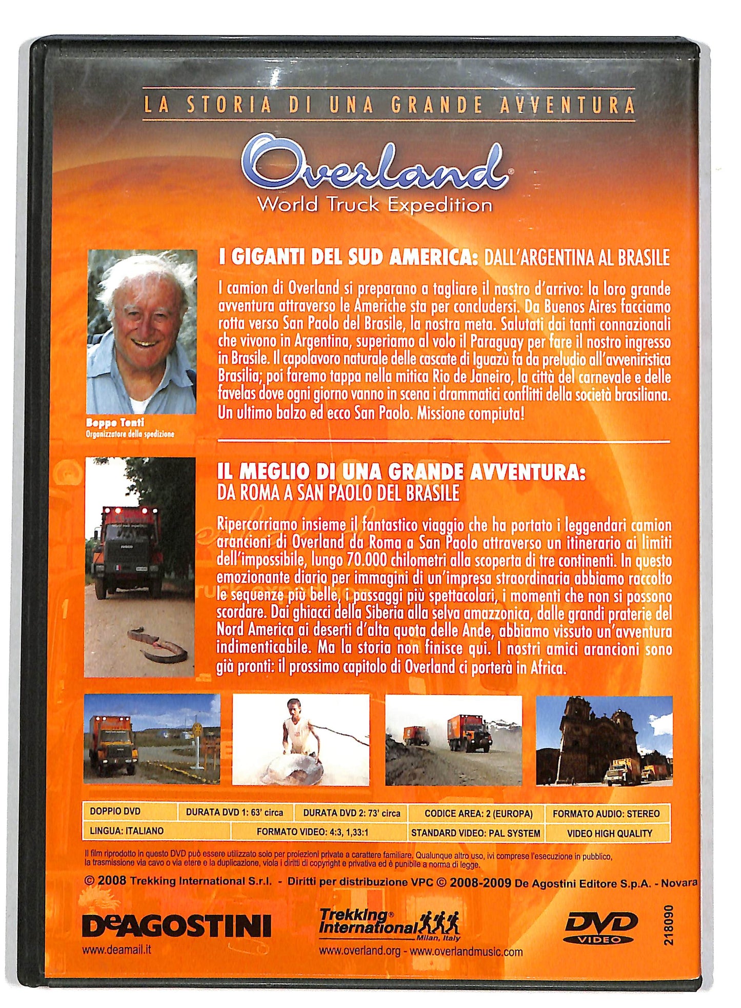 EBOND Overland World Truck Expedition Igiganti Del Sud America Editoriale DVD D728823