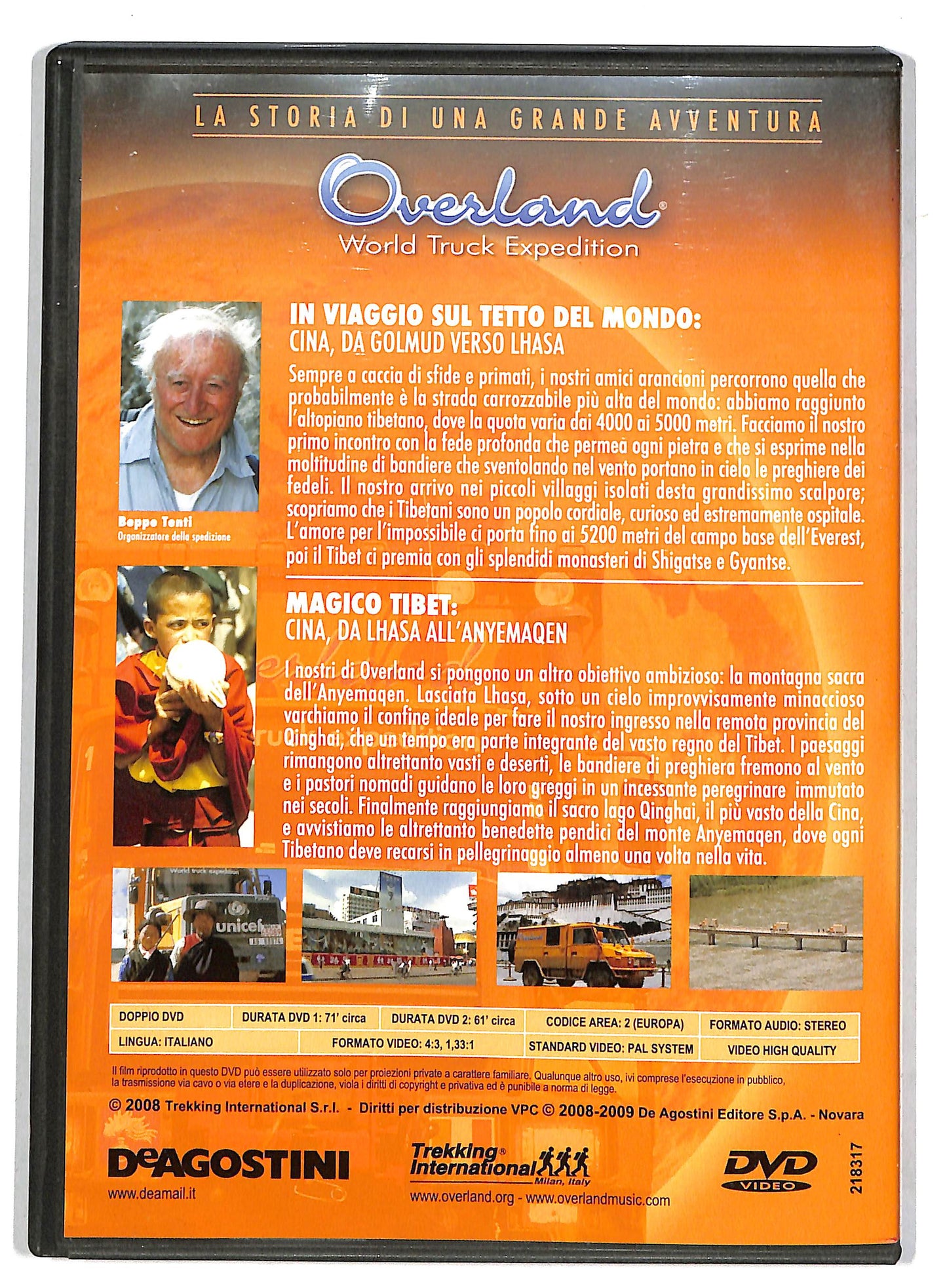 EBOND Overland World Truck Expedition In Viaggio Sul Tetto Del Mondo Editoriale DVD D728834