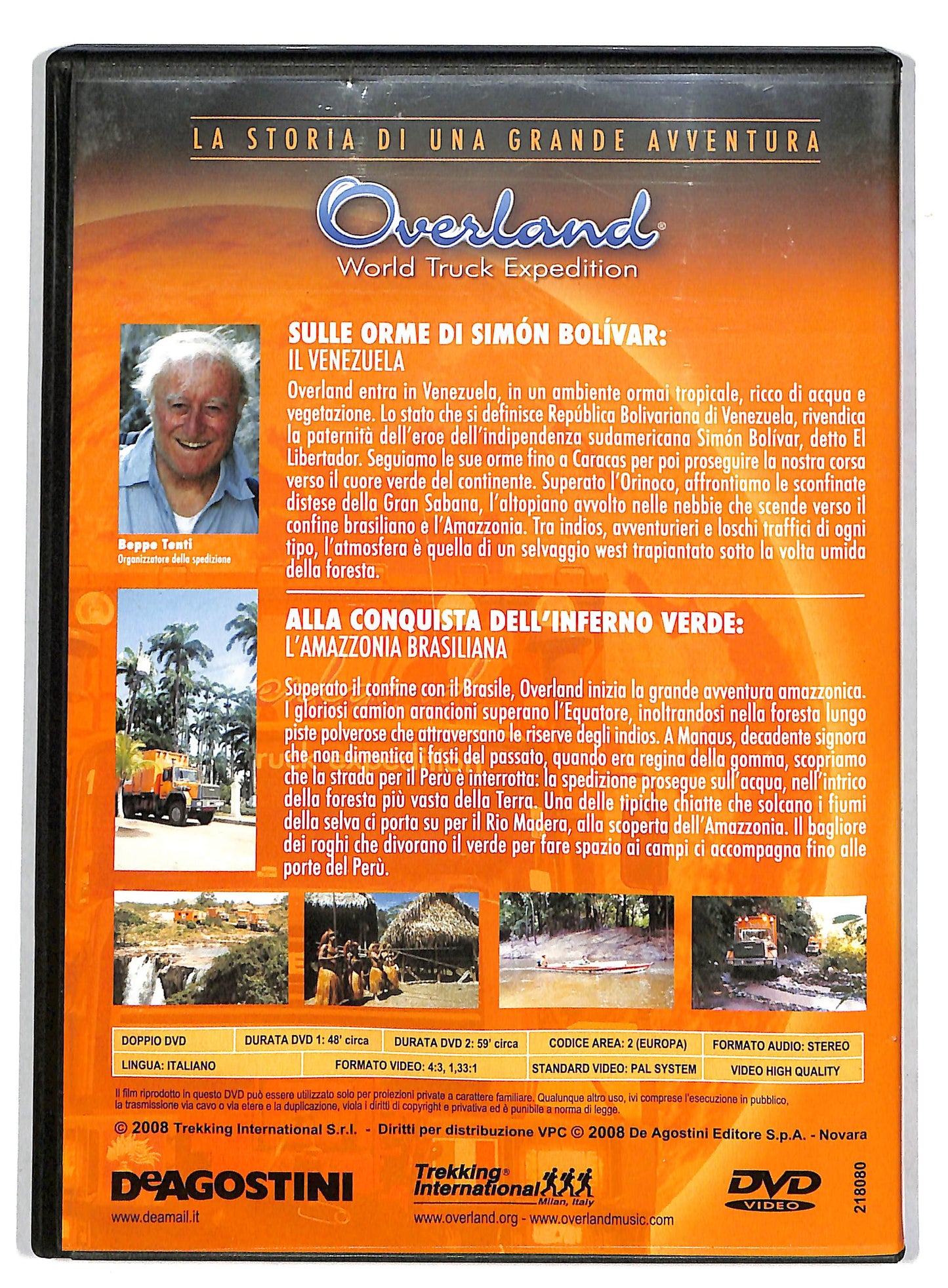EBOND Overland world truck expedition - sulle orme di simon bolivar EDITORIALE DVD D728839