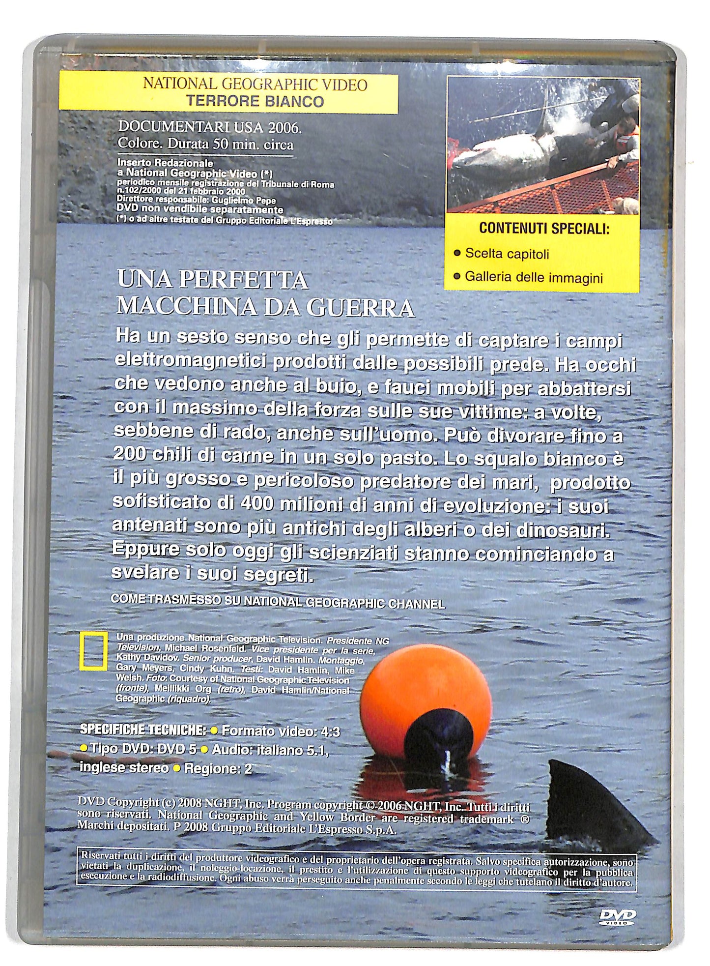 EBOND Terrore Bianco DVD Editoriale EDITORIALE D728842