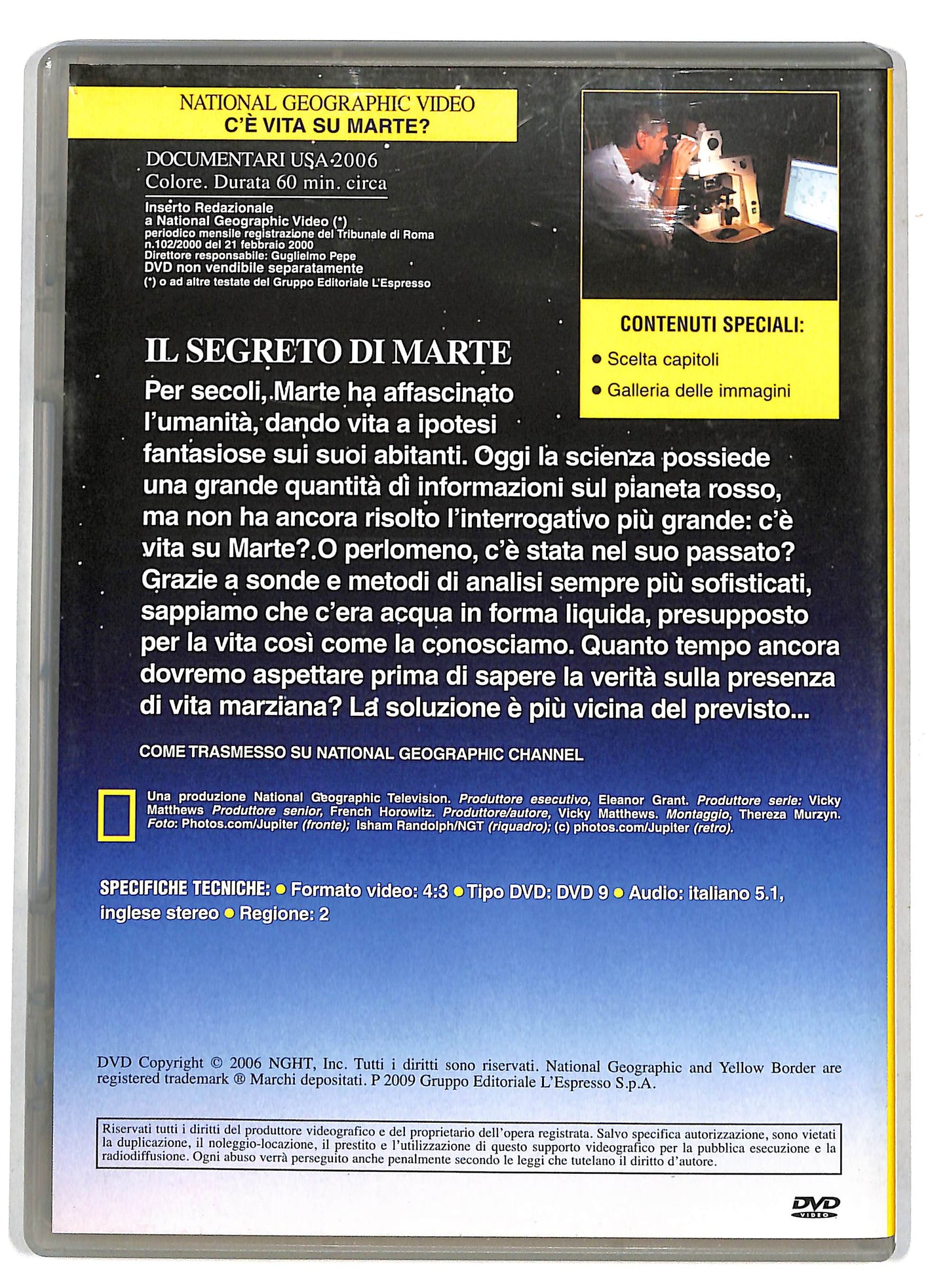 EBOND C'e Vita Su Marte? Is It Real? - National Geographic Vol.77 DVD D728854