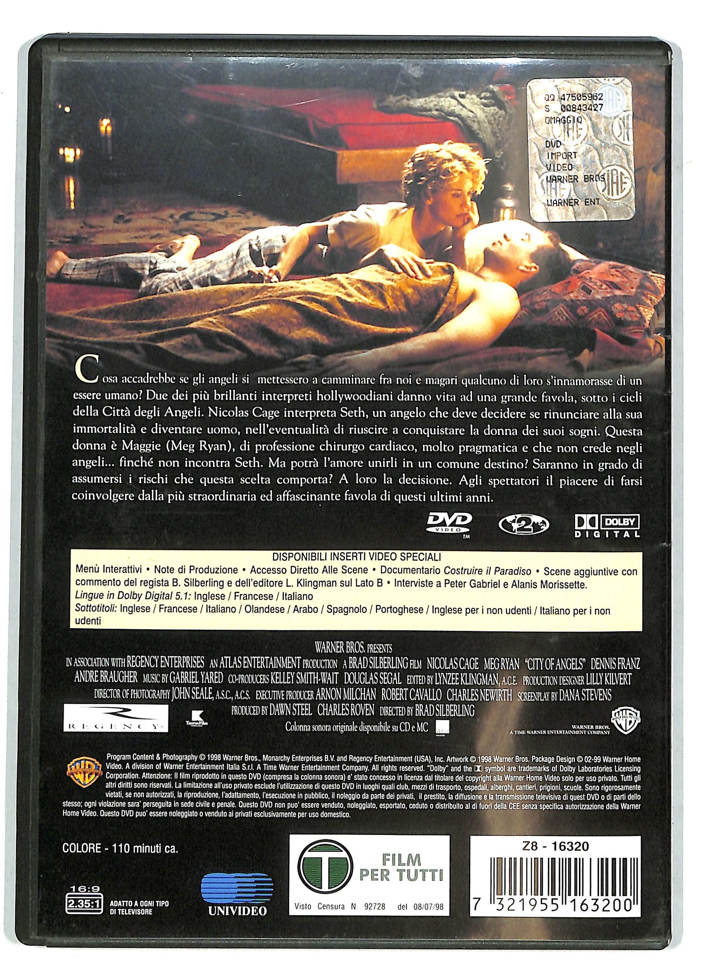 EBOND city of angels - la citta degli angeli DVD D728960