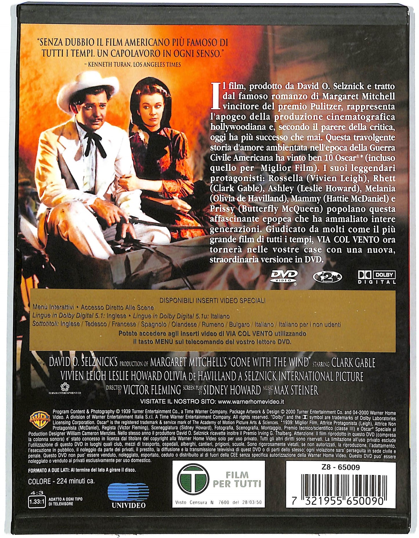 EBOND Via col vento SNAPPER DVD D729008