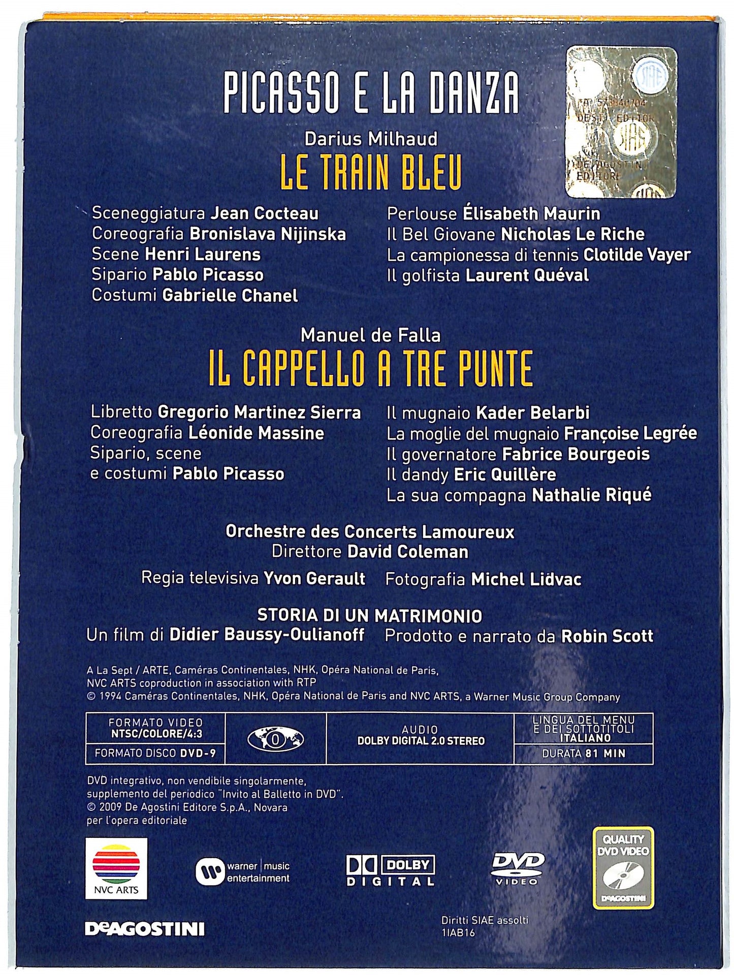 EBOND Picasso e la Danza + booklet - volume 16 EDITORIALE DVD D729034