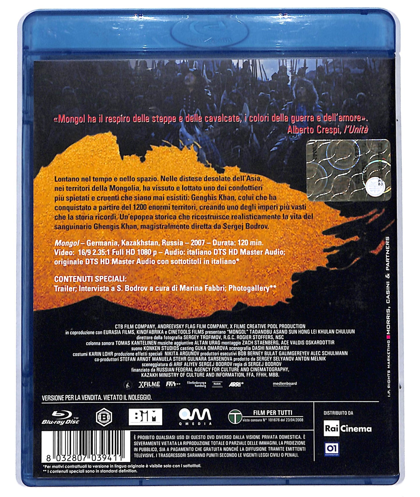 EBOND Mongol - La Vera Storia Di Genghis Khan BLURAY D729238