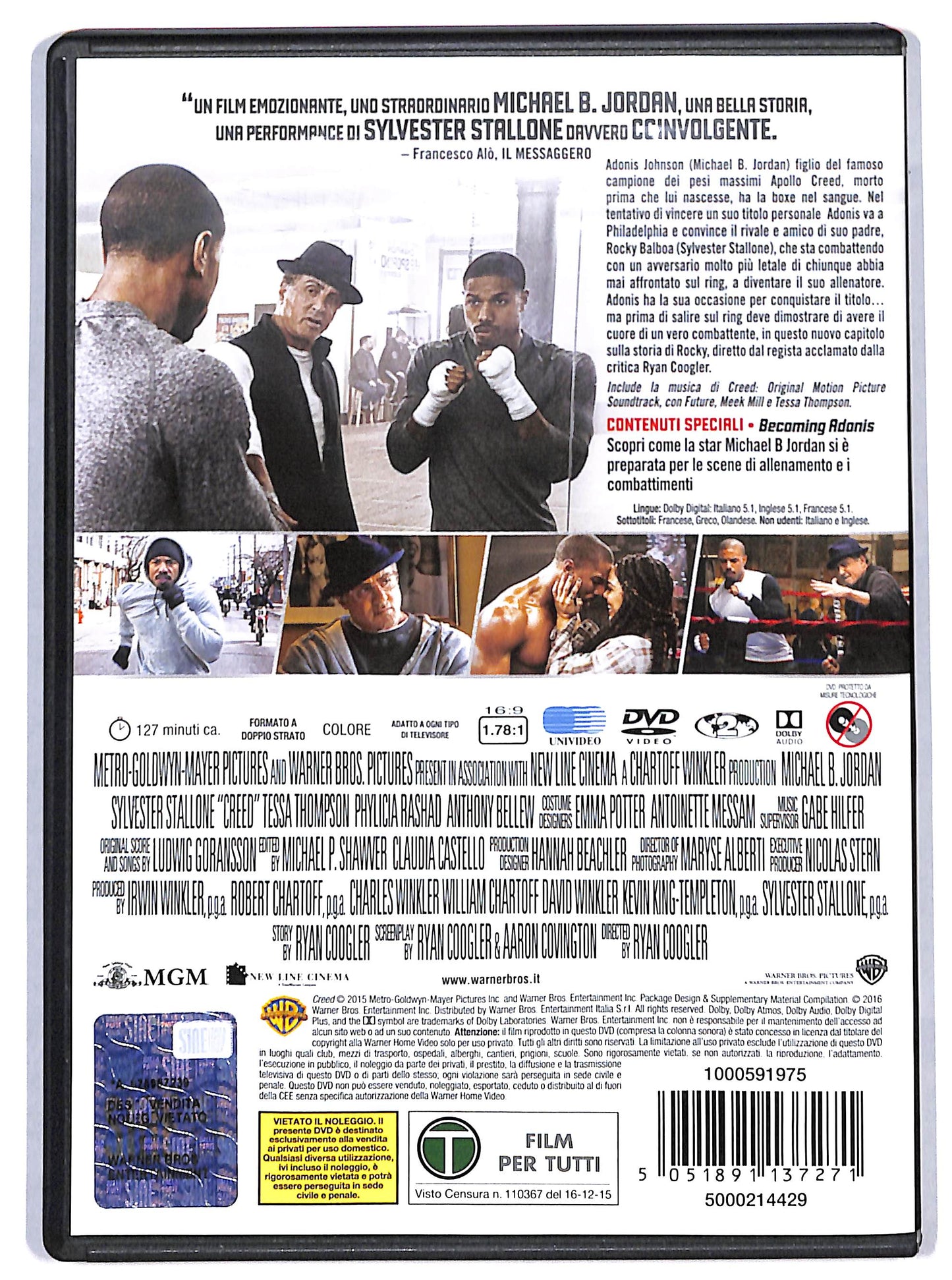 EBOND Creed Nato Per Combattere DVD D729321