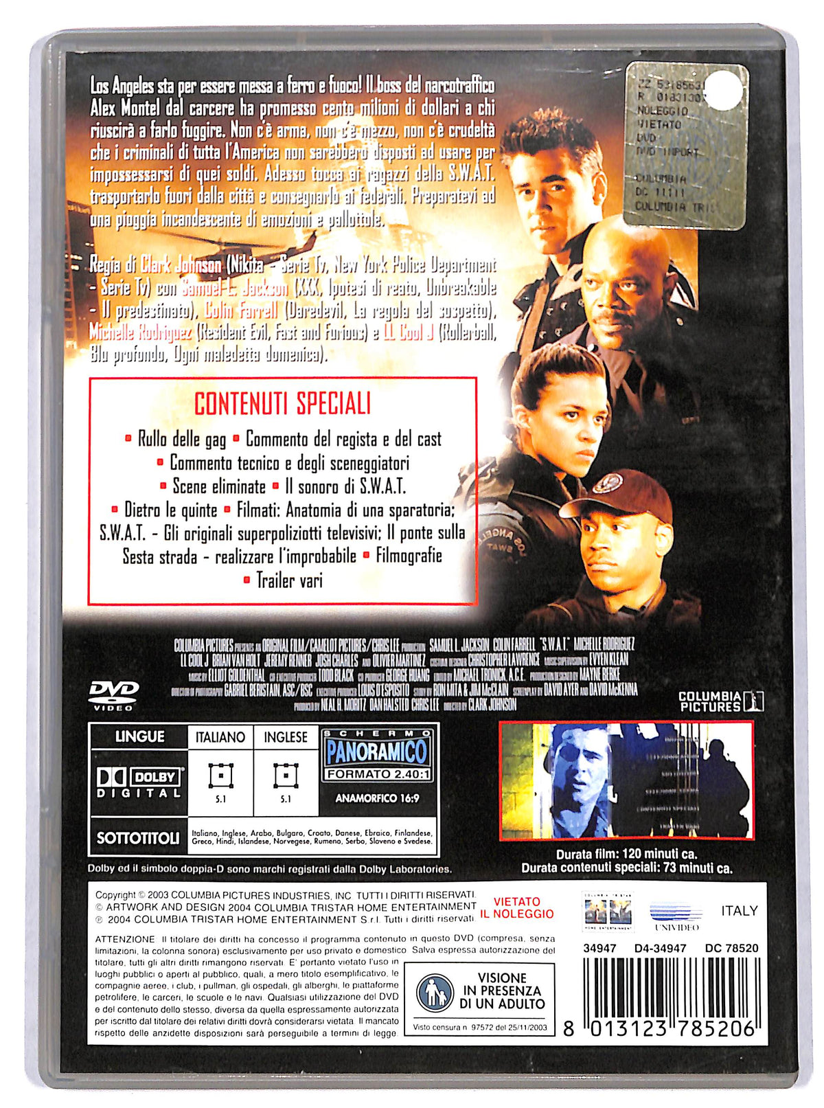 EBOND S.W.A.T. - squadra speciale anticrimine DVD D729455