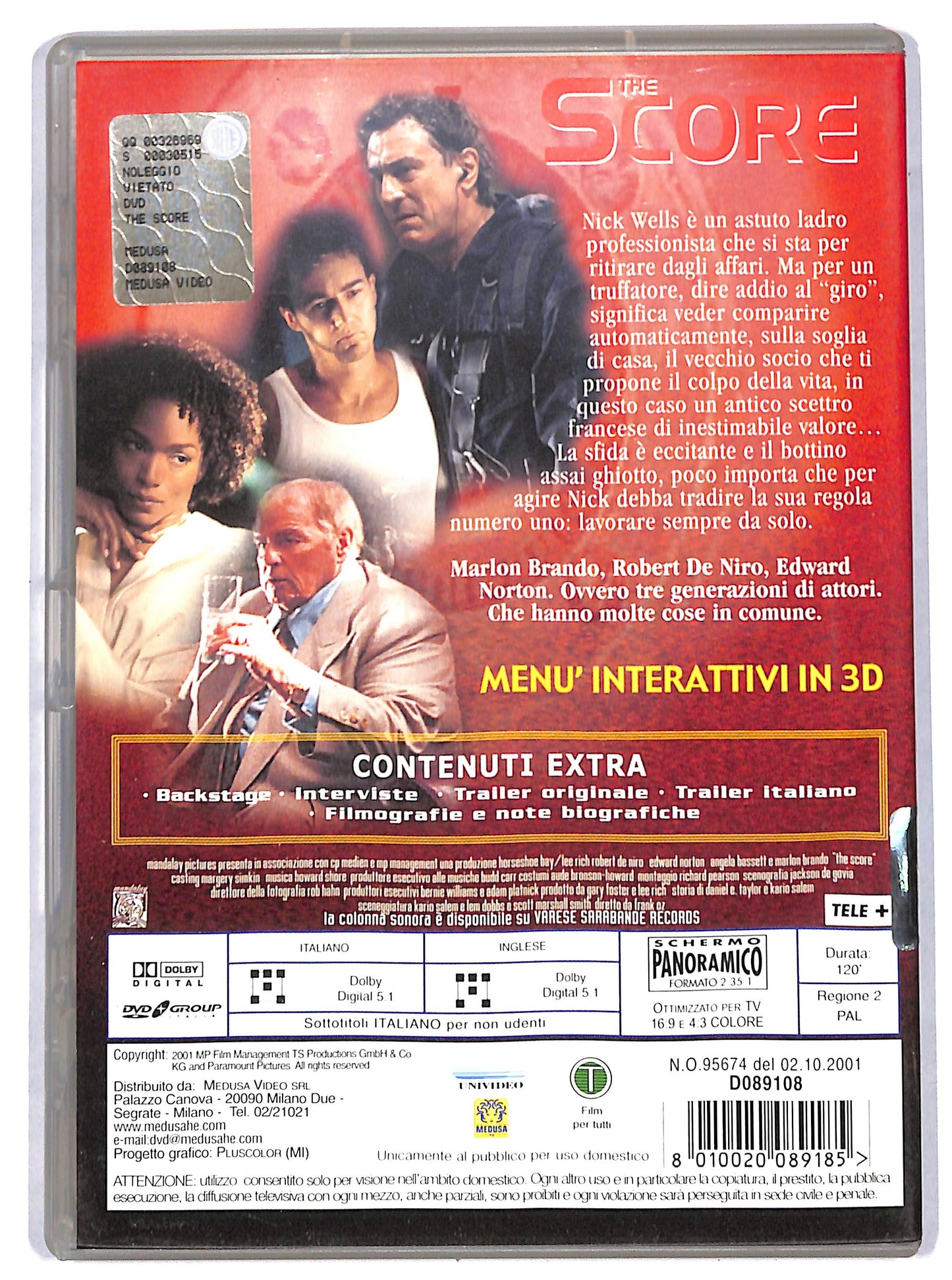 EBOND The score DVD D729512