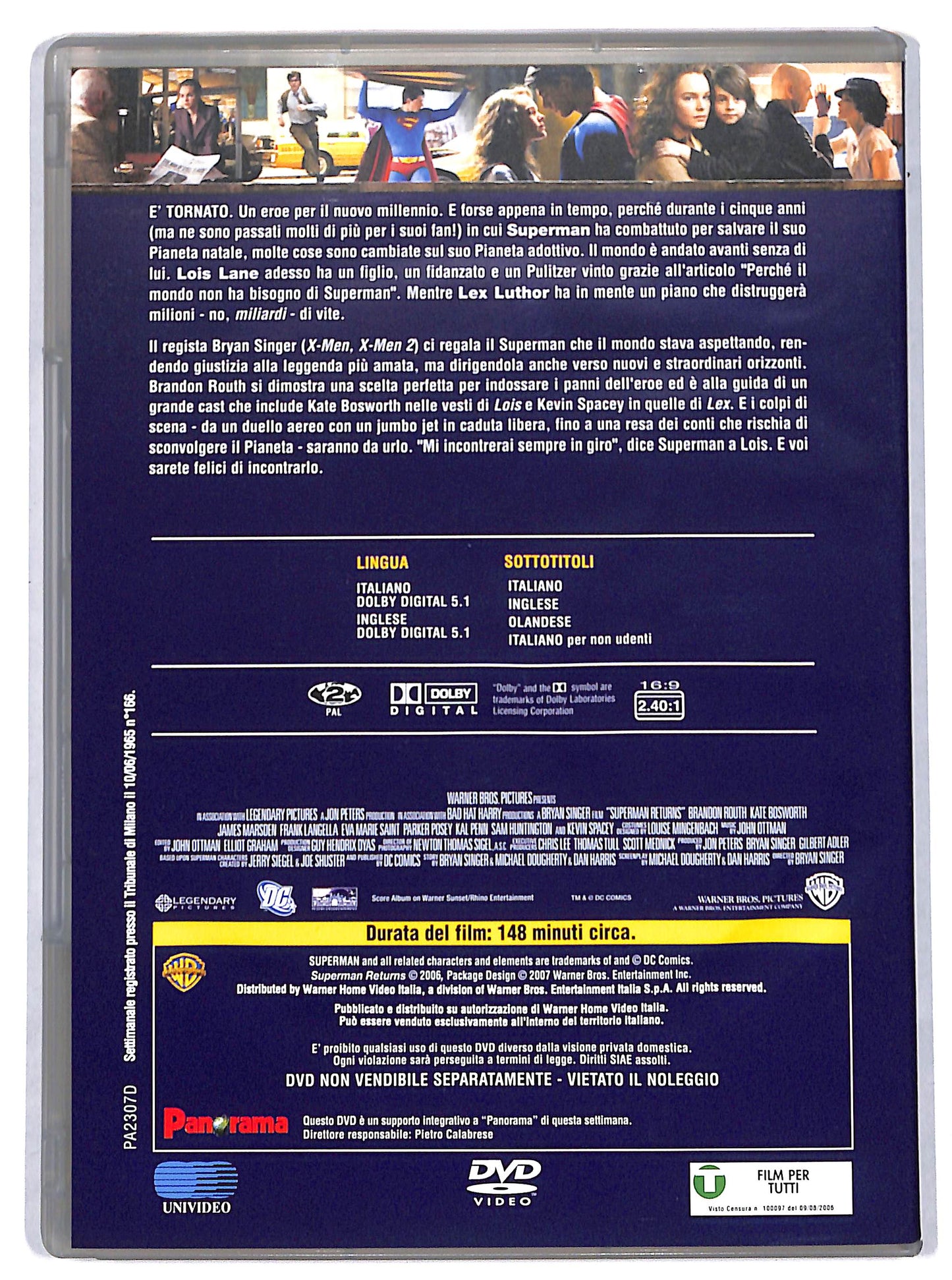 EBOND Superman Returns EDITORIALE DVD D729545