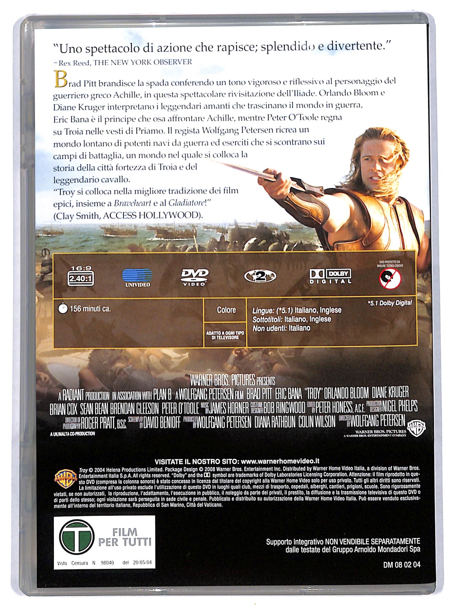EBOND Troy EDITORIALE DVD D729558