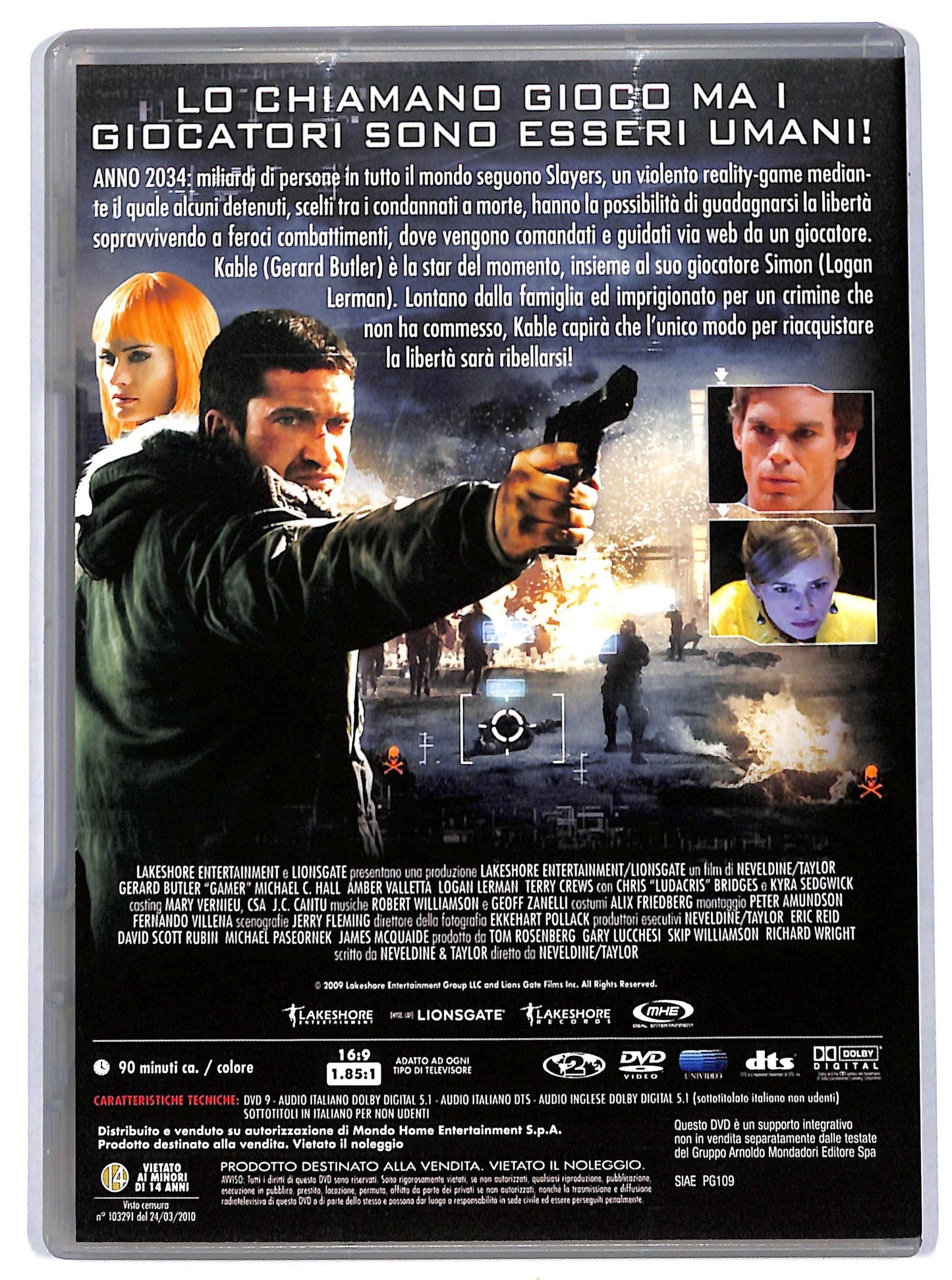 EBOND Gamer - tu perdi lui muore EDITORIALE DVD D729567