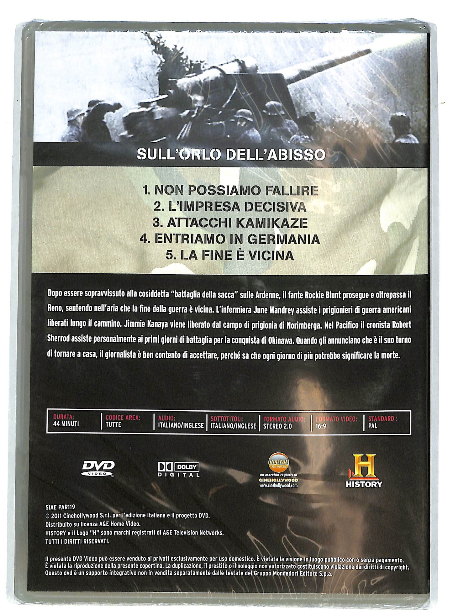 EBOND Sull'Orlo Dell'Abisso - Seconda Guerra Mondiale Vol. 10 EDITORIALE DVD D729636