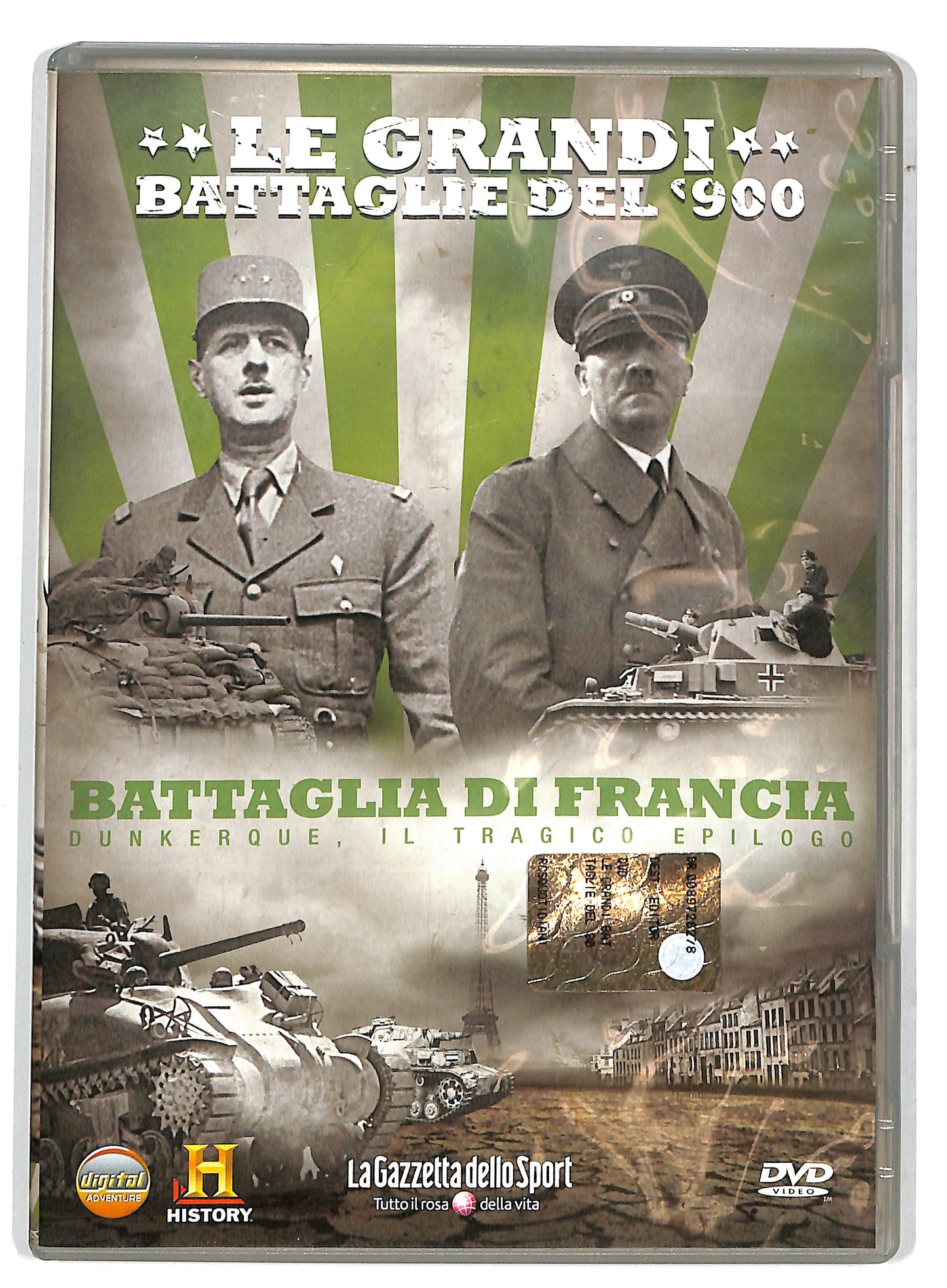EBOND Le grandi battaglie del '900. Battaglia di Francia EDITORIALE DVD D730001