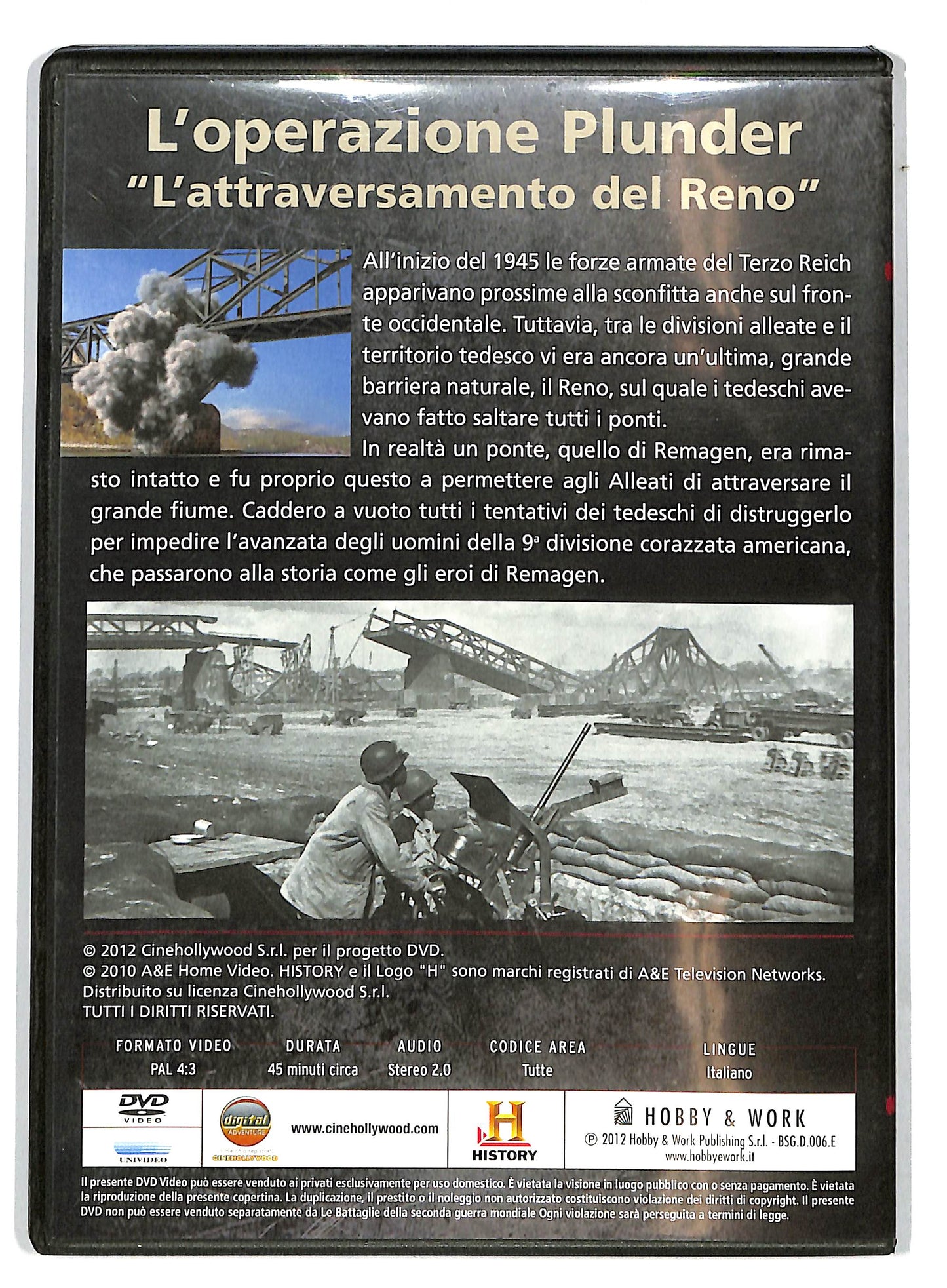 EBOND L'operazione Plunder EDITORIALE DVD D730012
