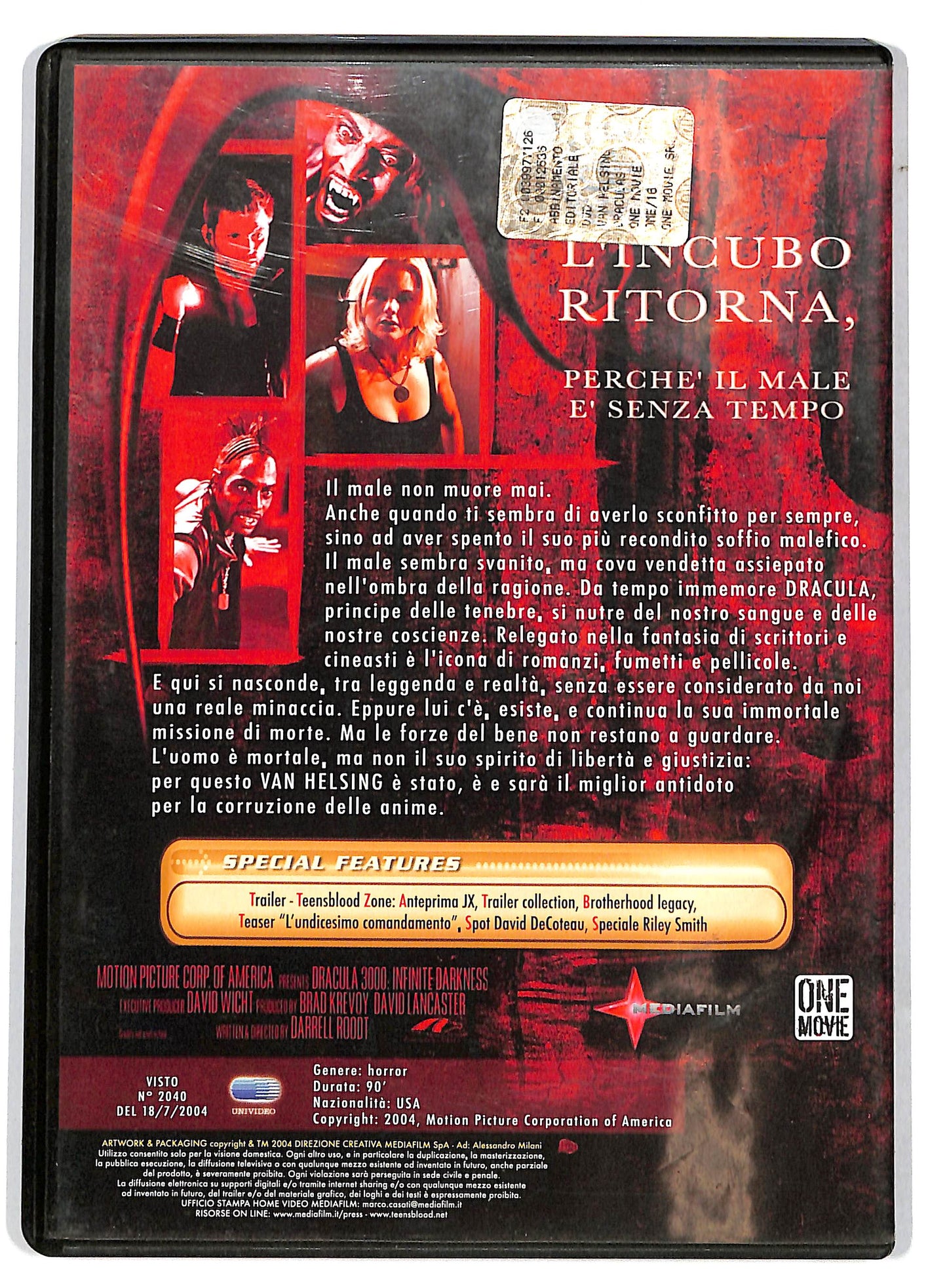EBOND Van Helsing DVD Editoriale EDITORIALE D730034