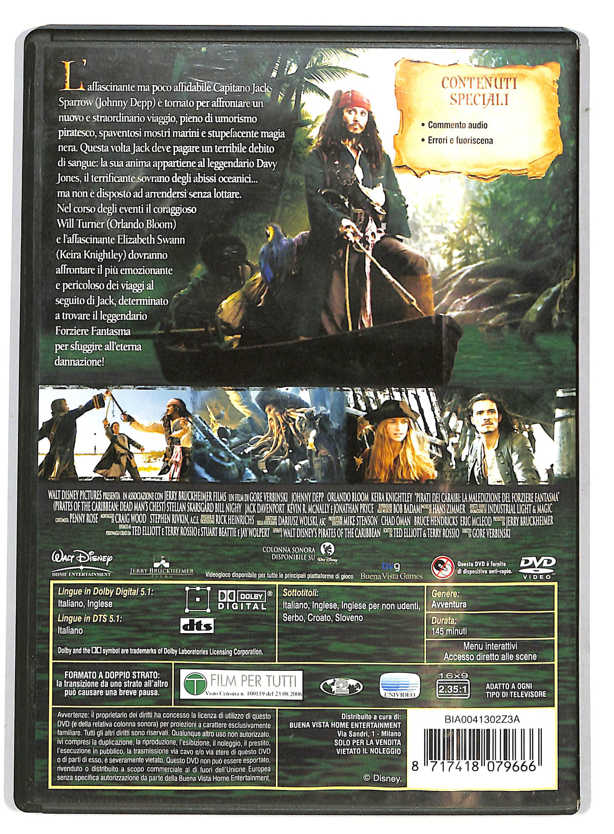 EBOND Pirati dei Caraibi - La maledizione del forziere DVD D730043