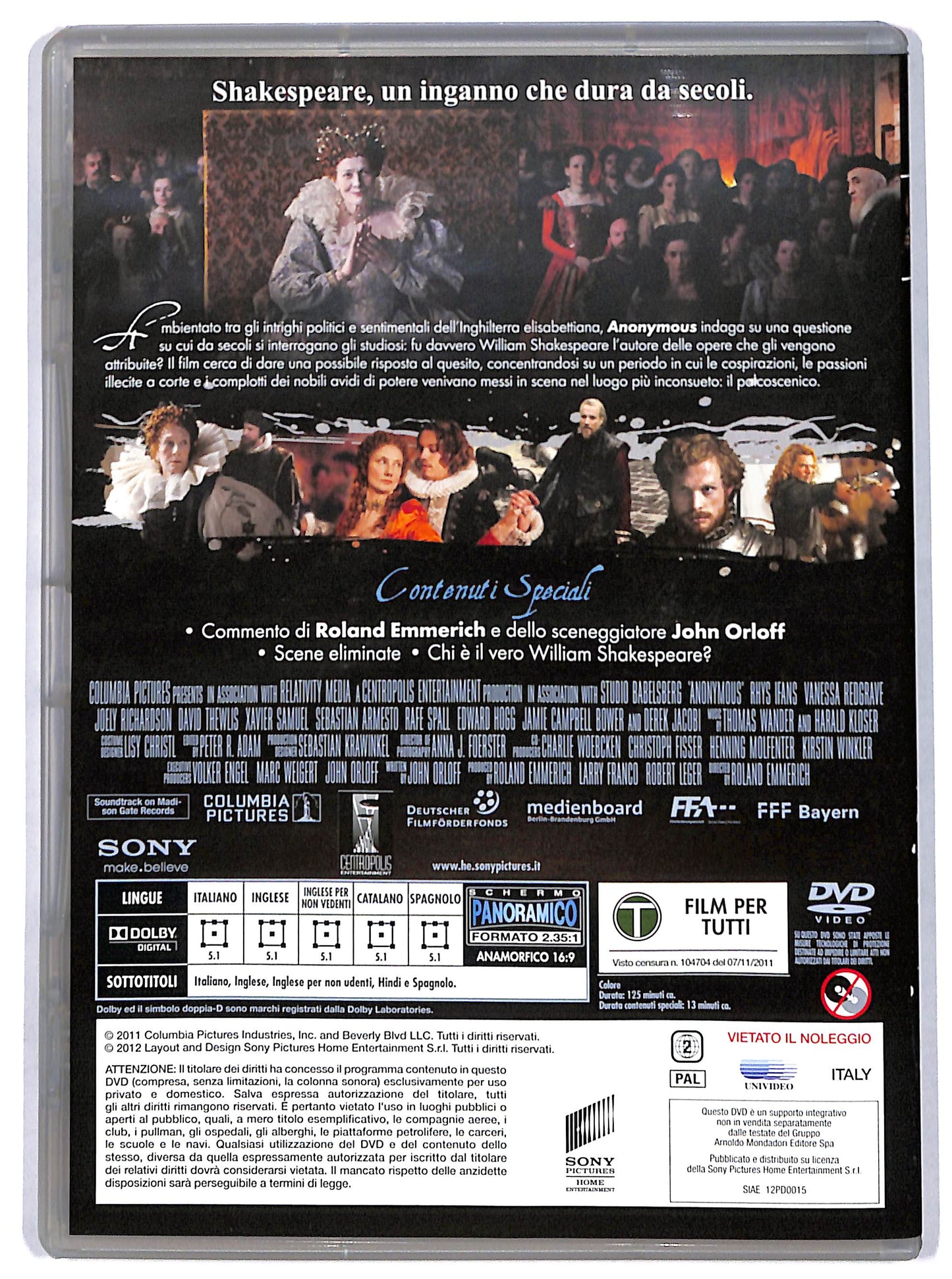 EBOND Anonymous DVD D730110