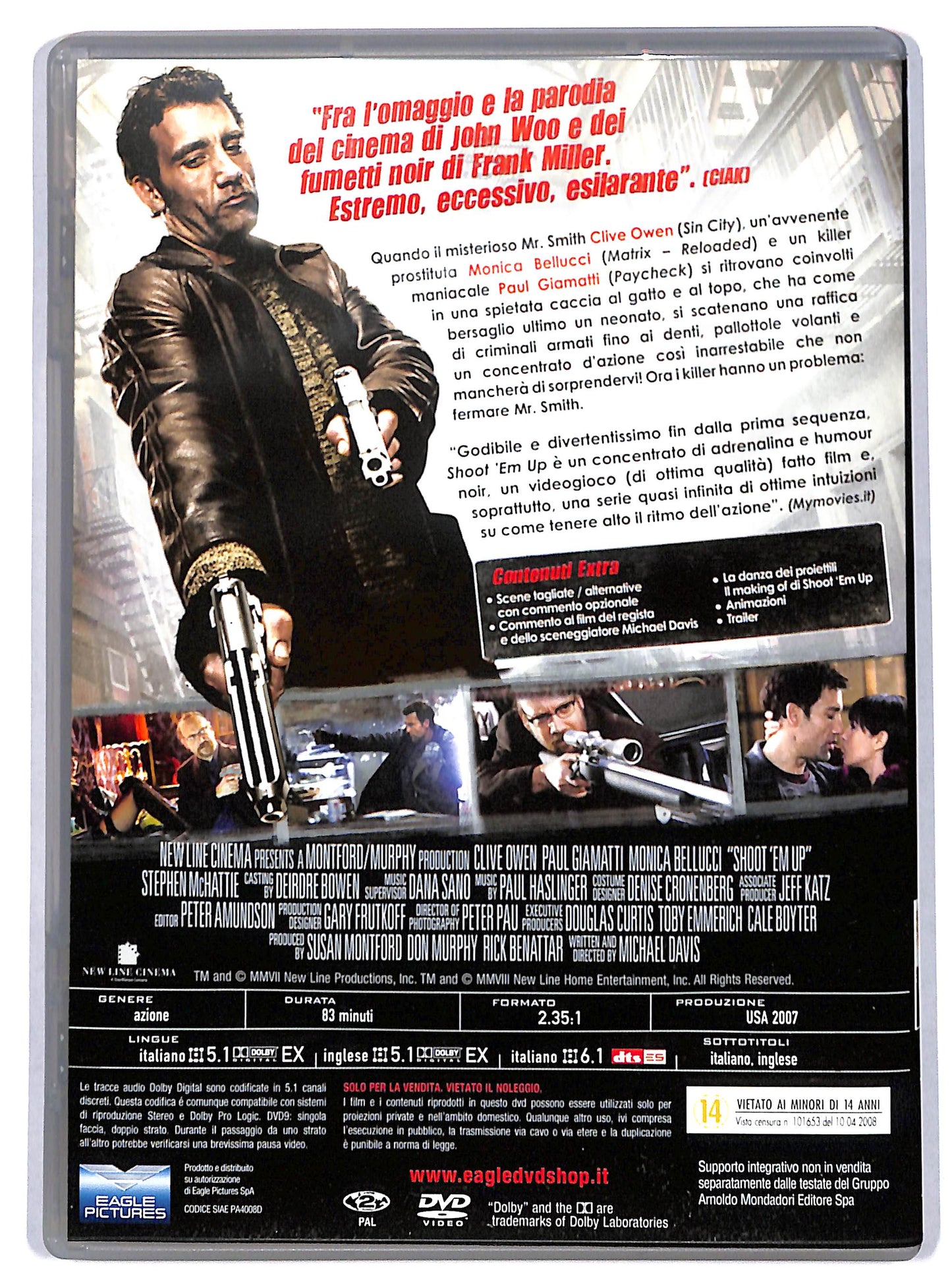 EBOND Shoot 'Em Up - Spara O Muori EDITORIALE DVD D730140