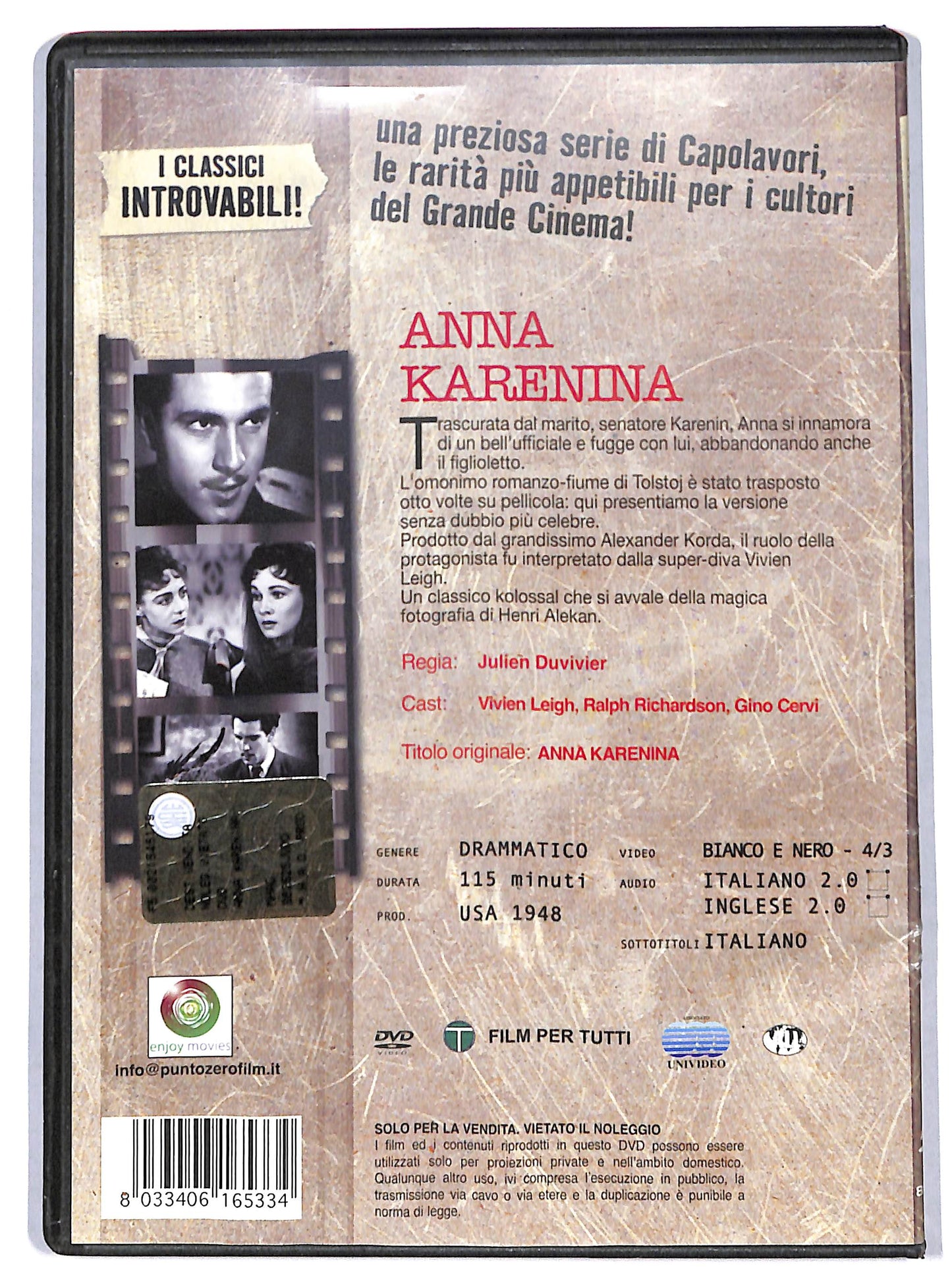 EBOND Ana Karenina DVD D730209