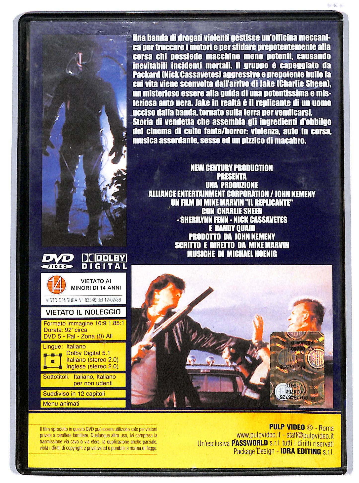 EBOND Il replicante EDITORIALE DVD D730217