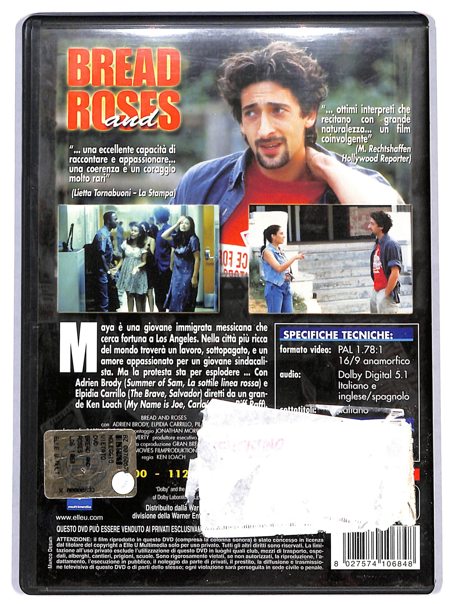 EBOND Bread And Roses DVD D730234