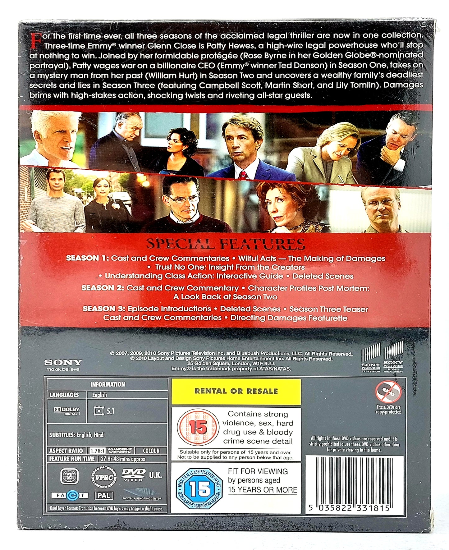 EBOND Damages - Seasons 1-3 - Collezione Uk Edition DVD D730308