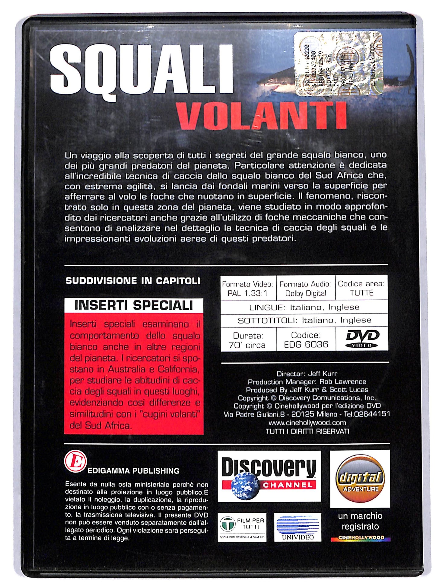 EBOND Squali volanti EDITORIALE DVD D730451