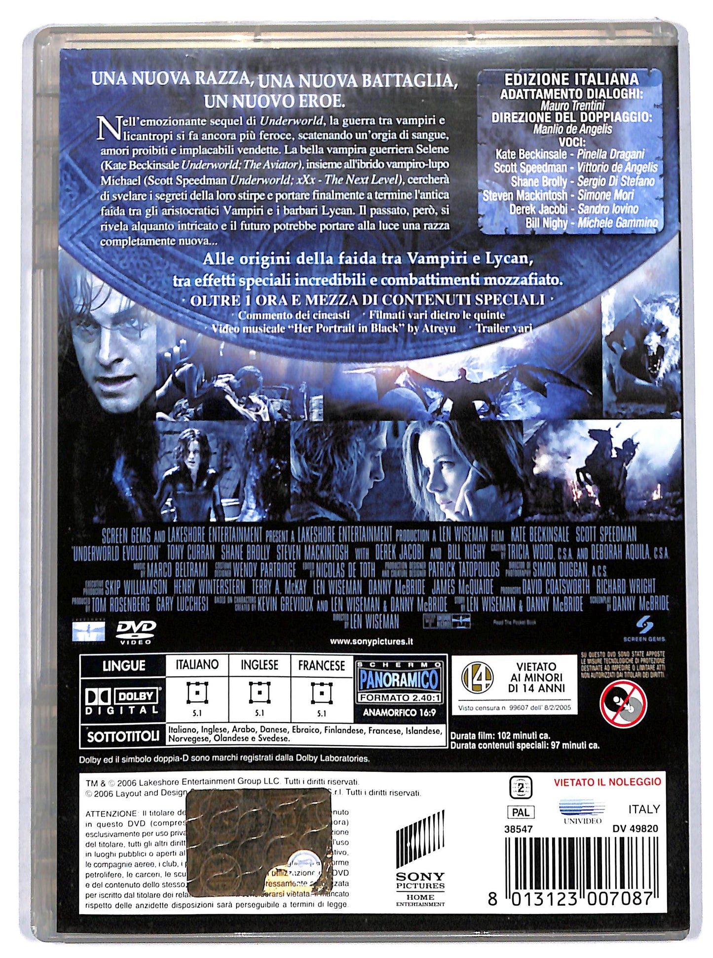 EBOND underworld evolution DVD D730513